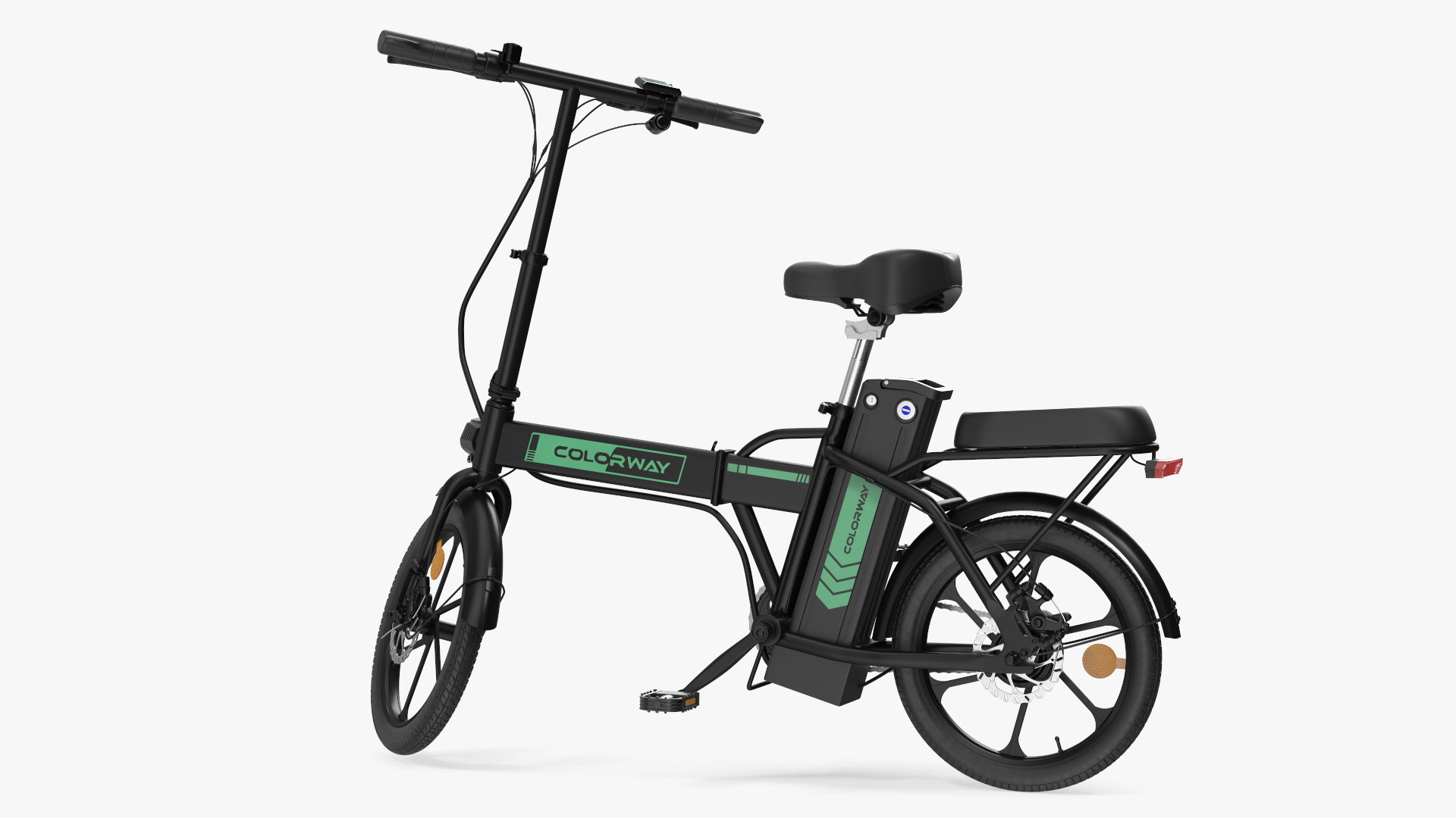 Electric Bike Colorway Black Rigged for Cinema 4D 3D model