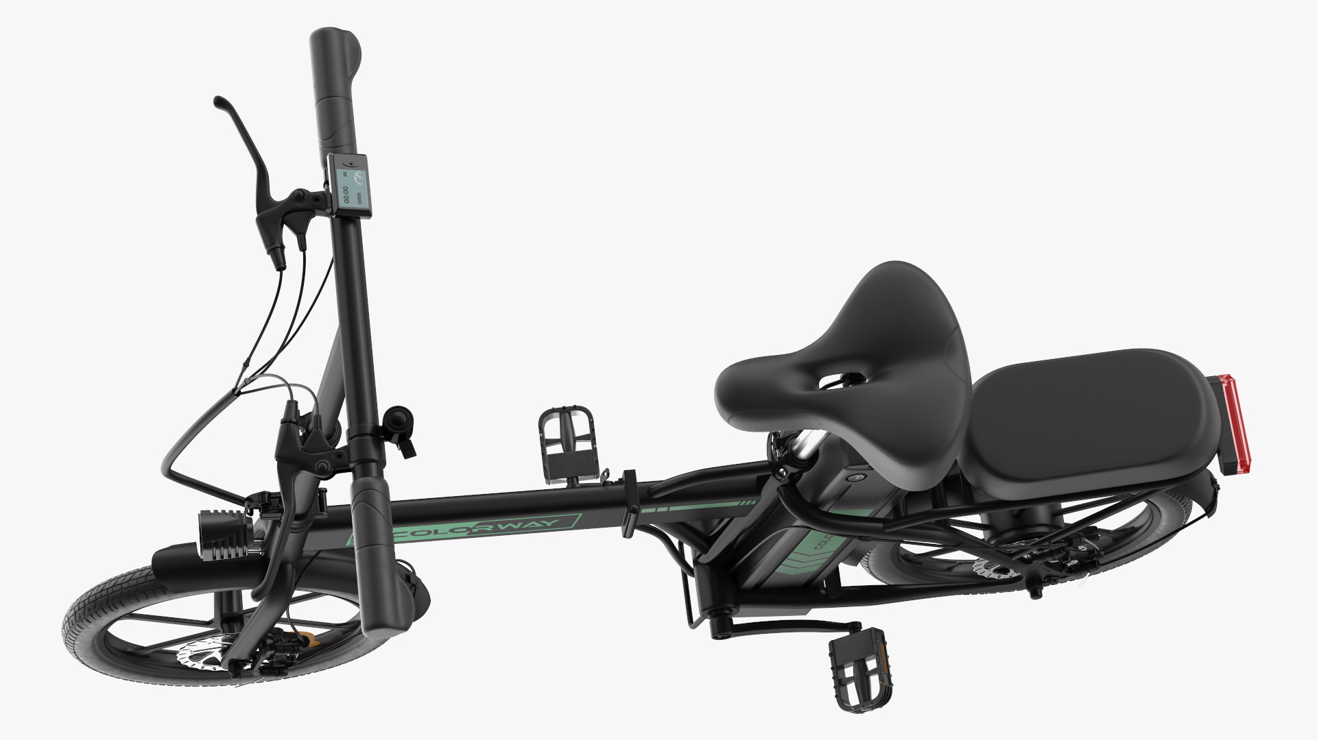 Electric Bike Colorway Black Rigged for Cinema 4D 3D model