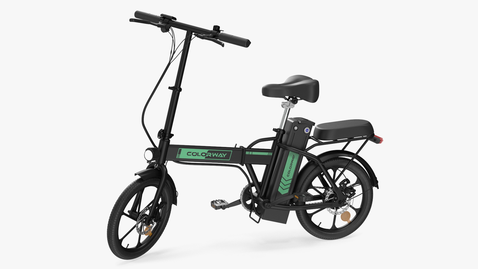 Electric Bike Colorway Black Rigged for Cinema 4D 3D model