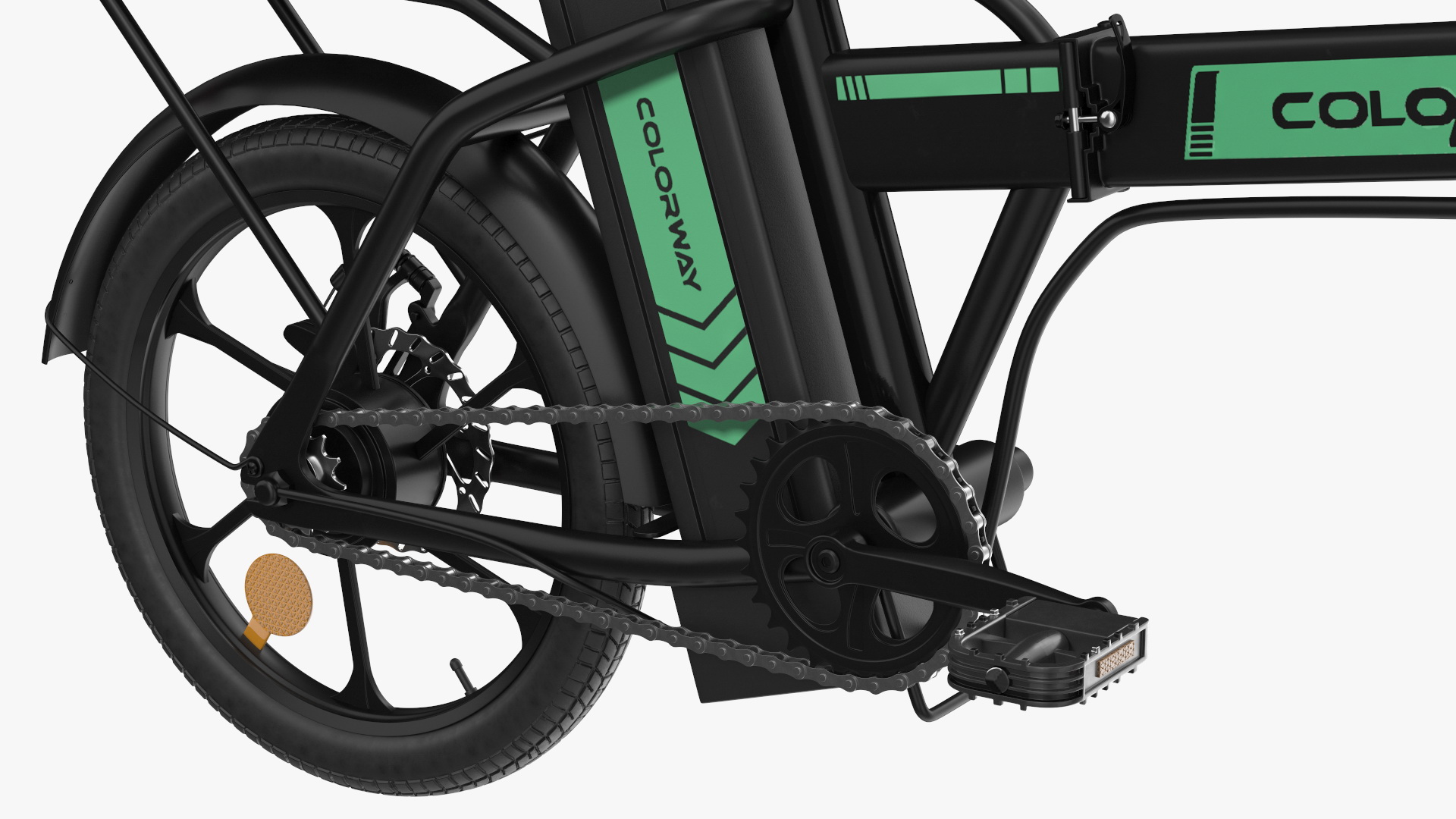 Electric Bike Colorway Black Rigged for Cinema 4D 3D model
