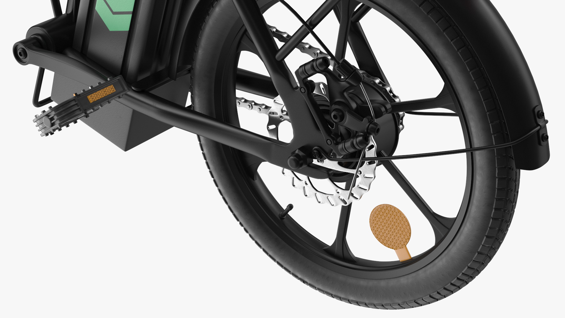 Electric Bike Colorway Black Rigged for Cinema 4D 3D model