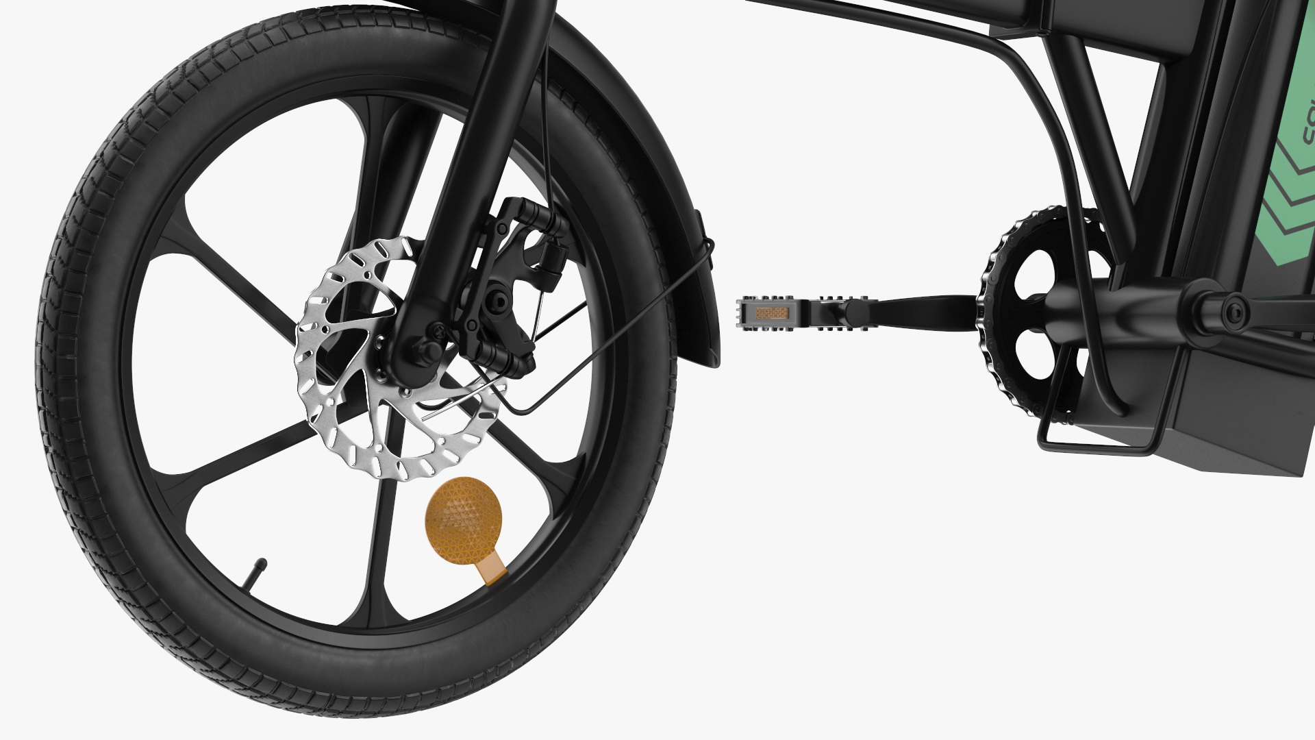 Electric Bike Colorway Black Rigged for Cinema 4D 3D model