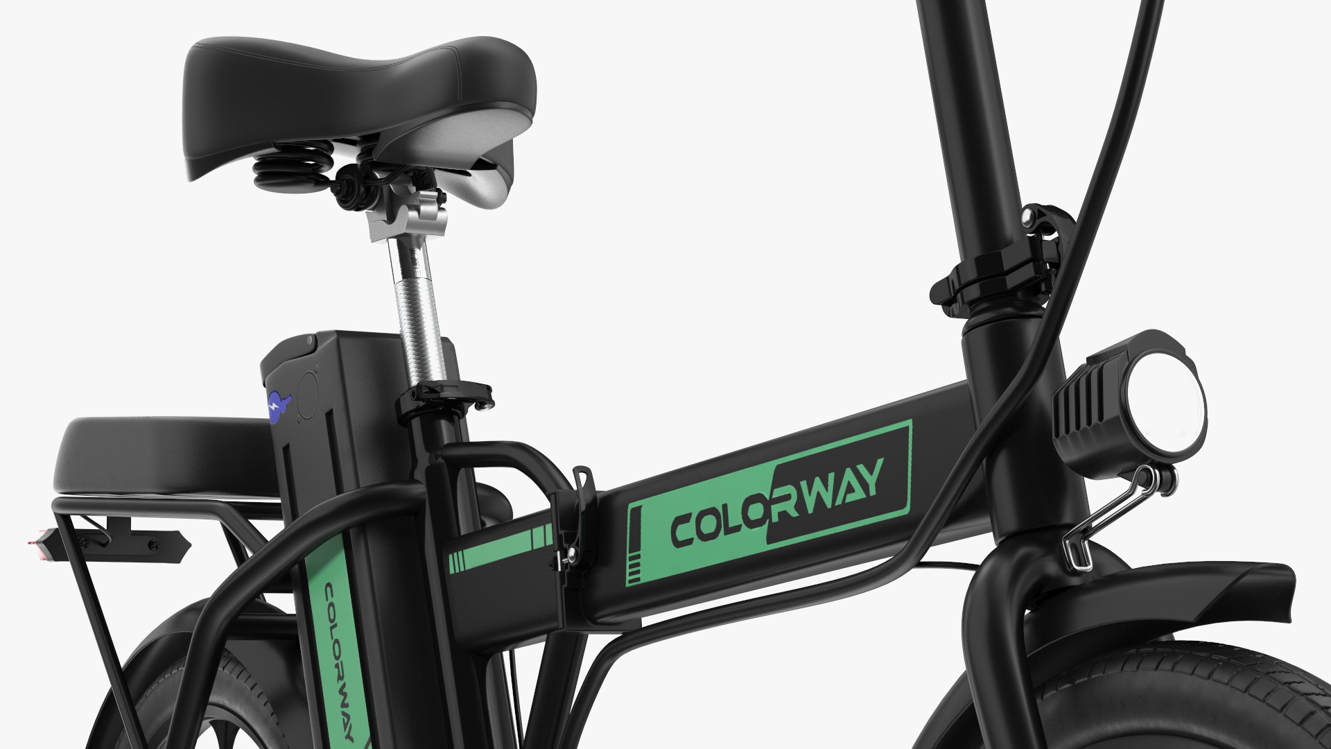 Electric Bike Colorway Black Rigged for Cinema 4D 3D model