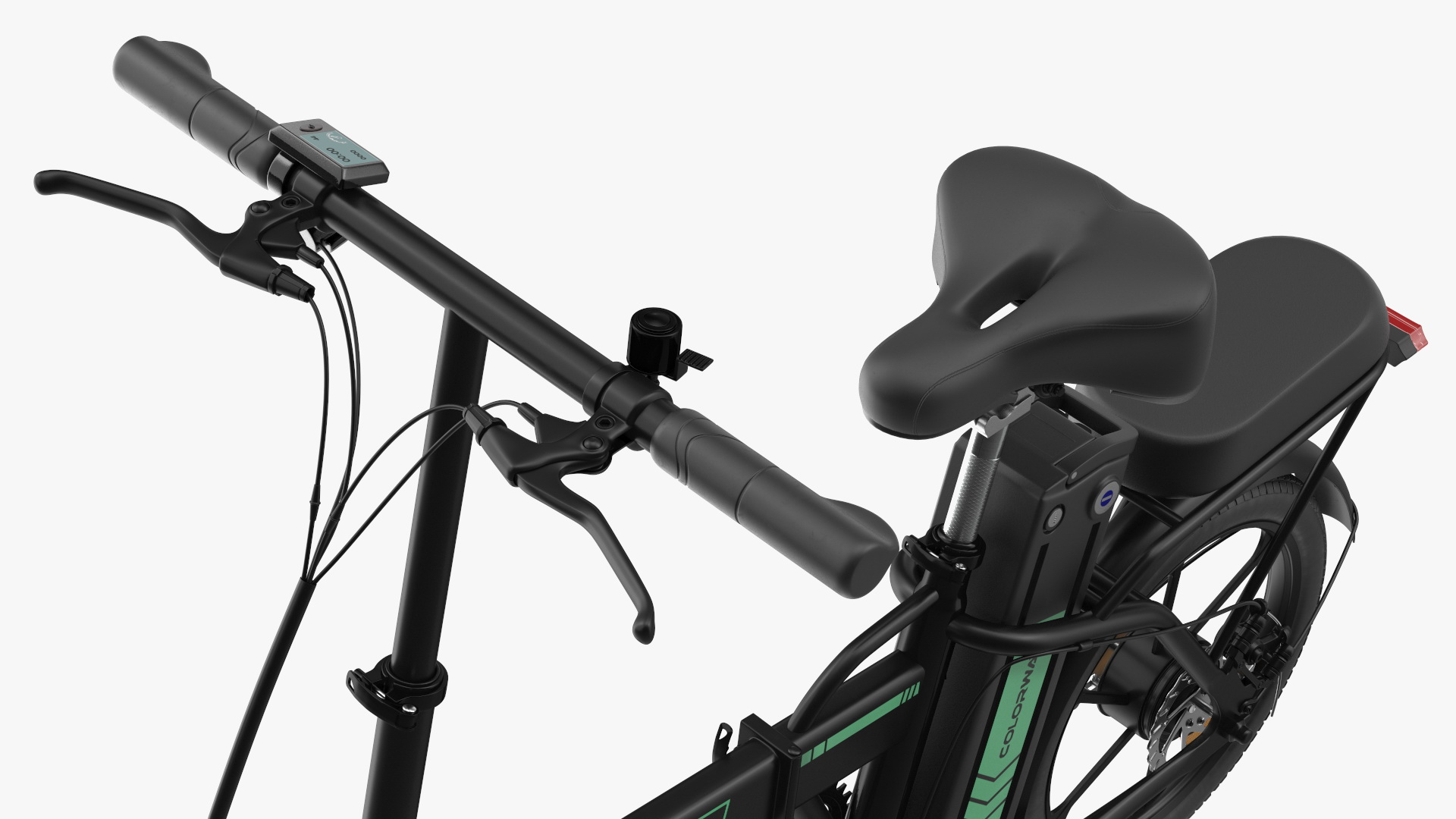 Electric Bike Colorway Black Rigged for Cinema 4D 3D model
