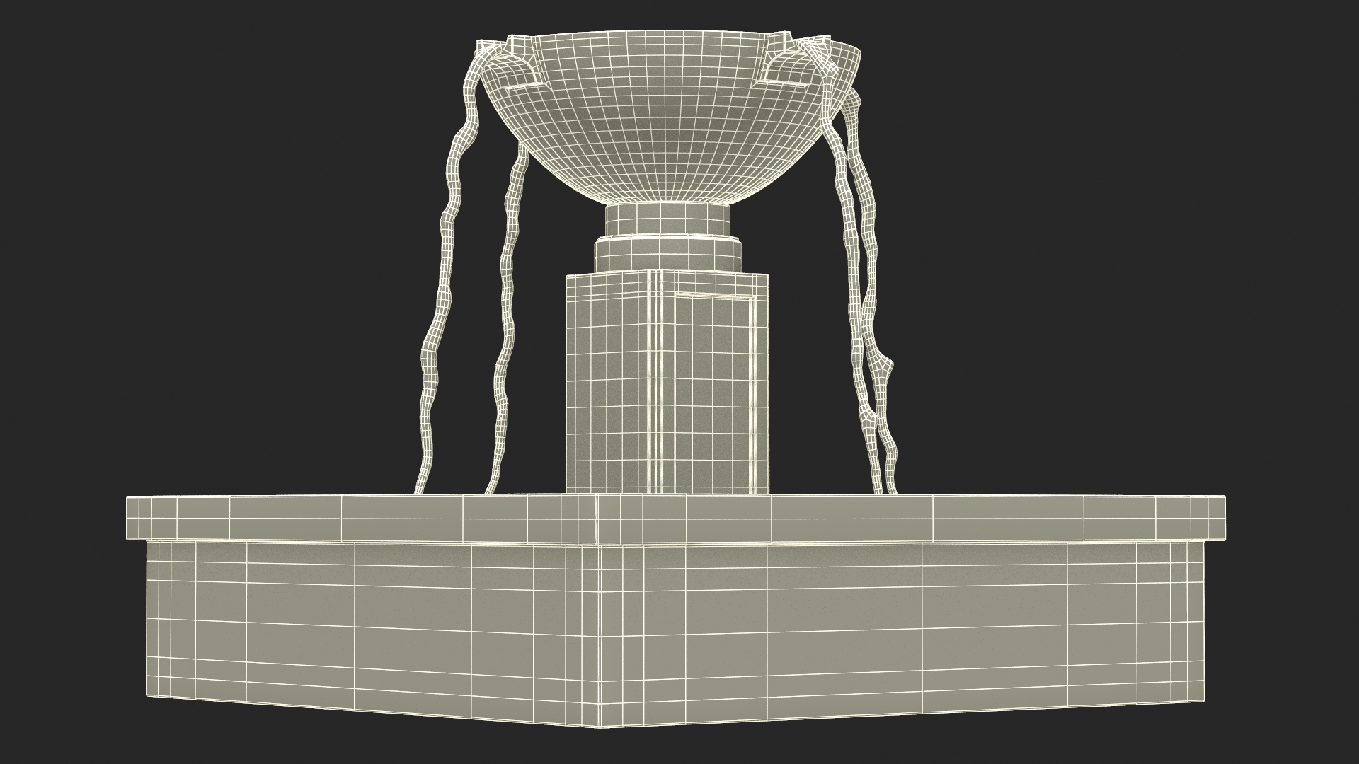 3D model Park Modern Fountain