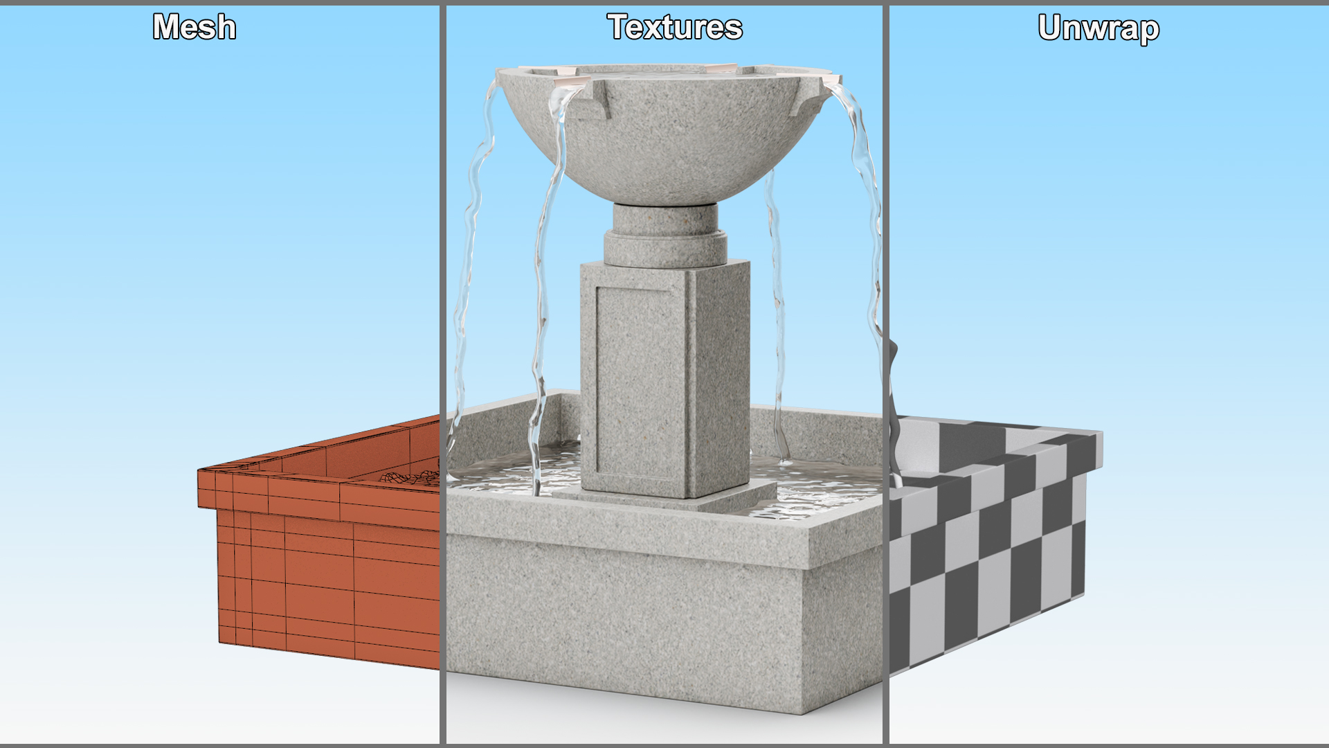 3D model Park Modern Fountain