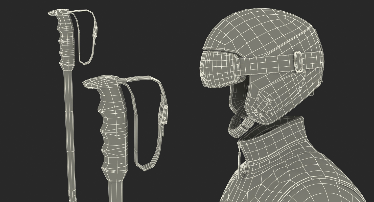 3D model Atomic Ski Equipment