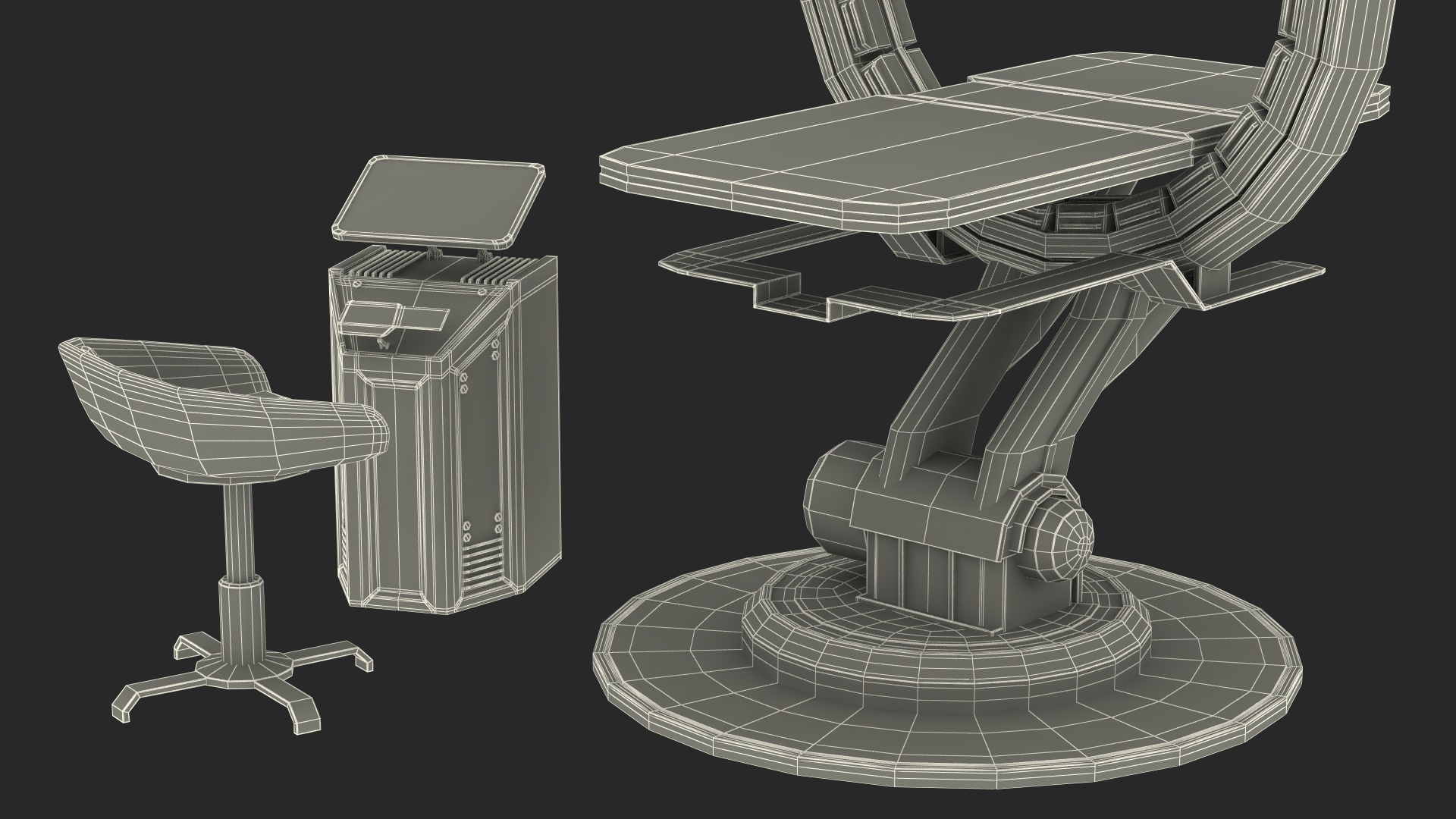 3D model Modern Medical CT Scanner