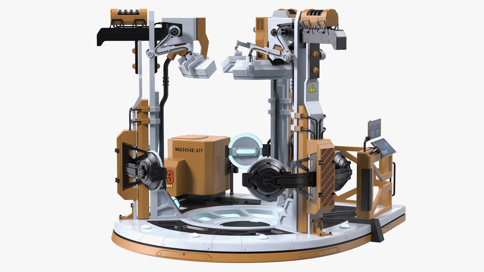 Sci Fi Teleportation Device 3D