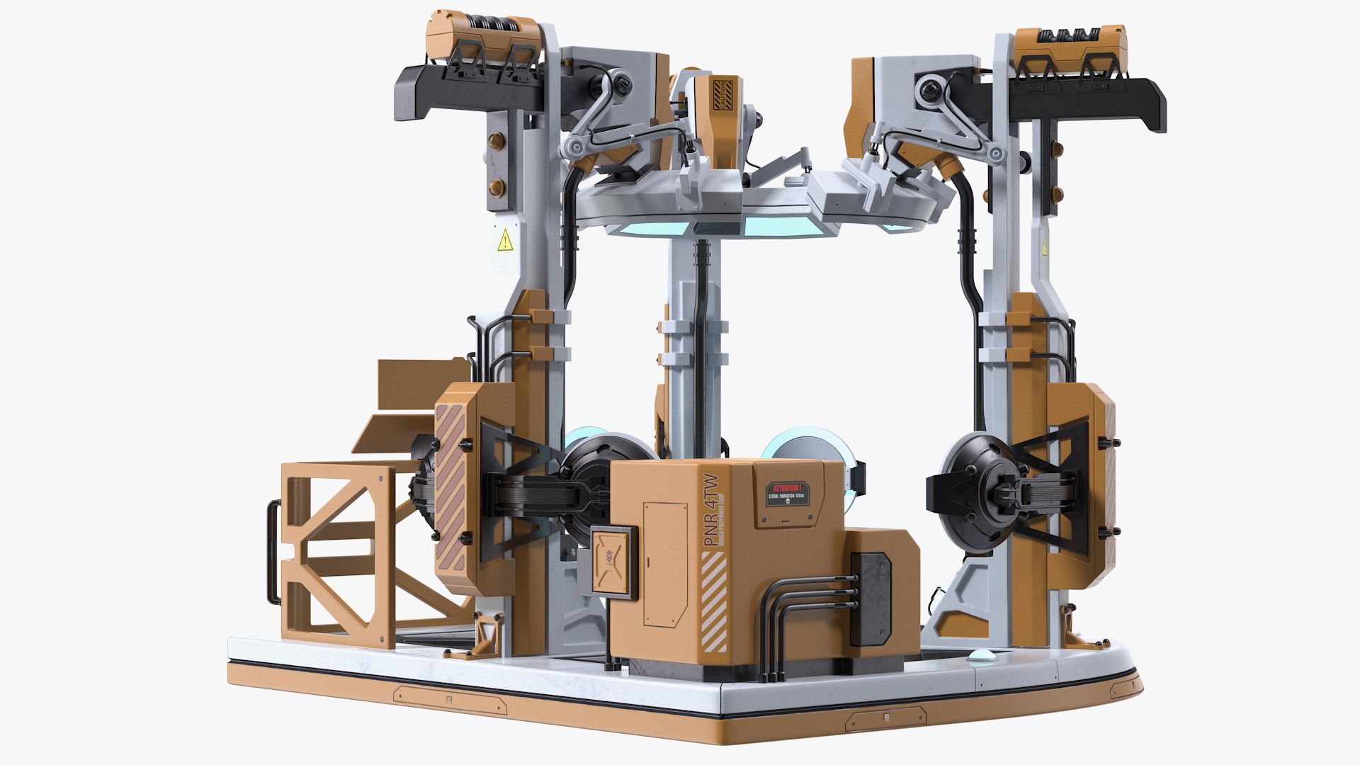 Sci Fi Teleportation Device 3D