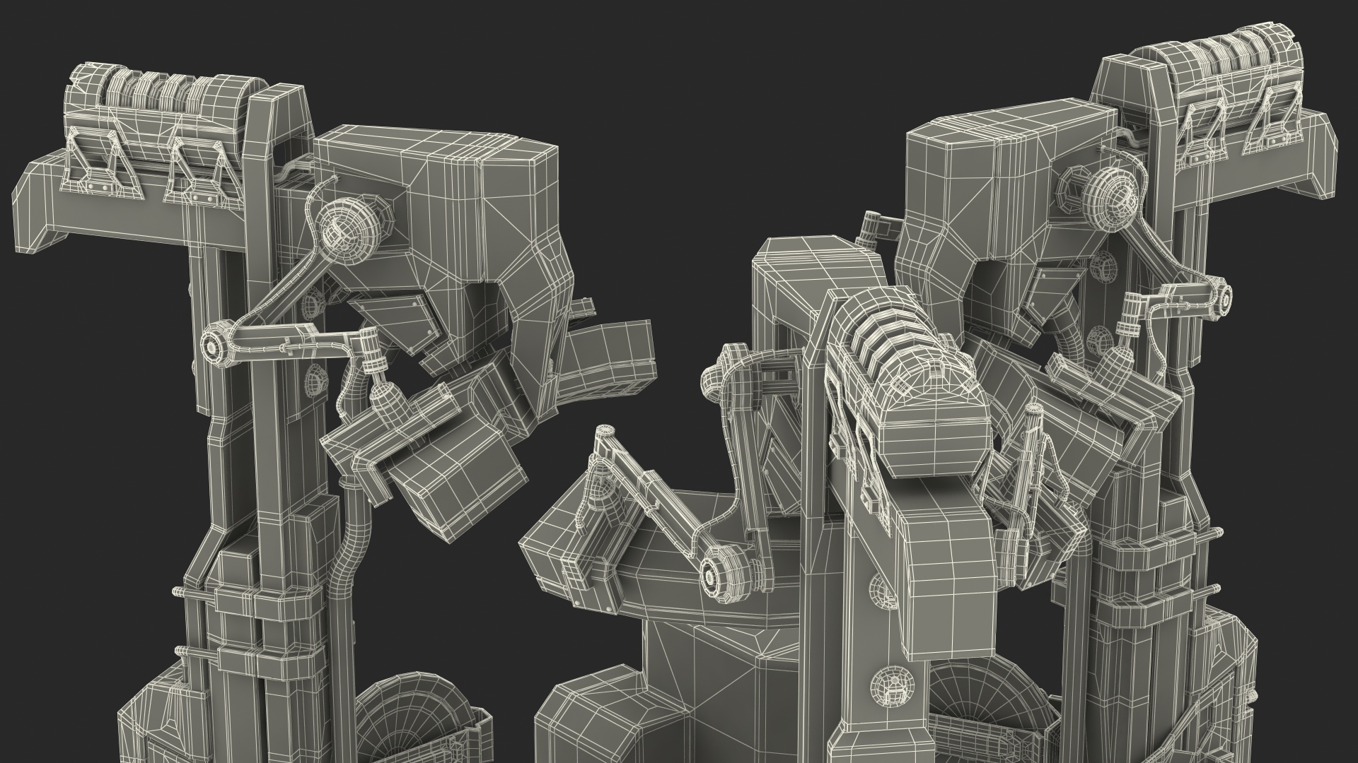 Sci Fi Teleportation Device 3D