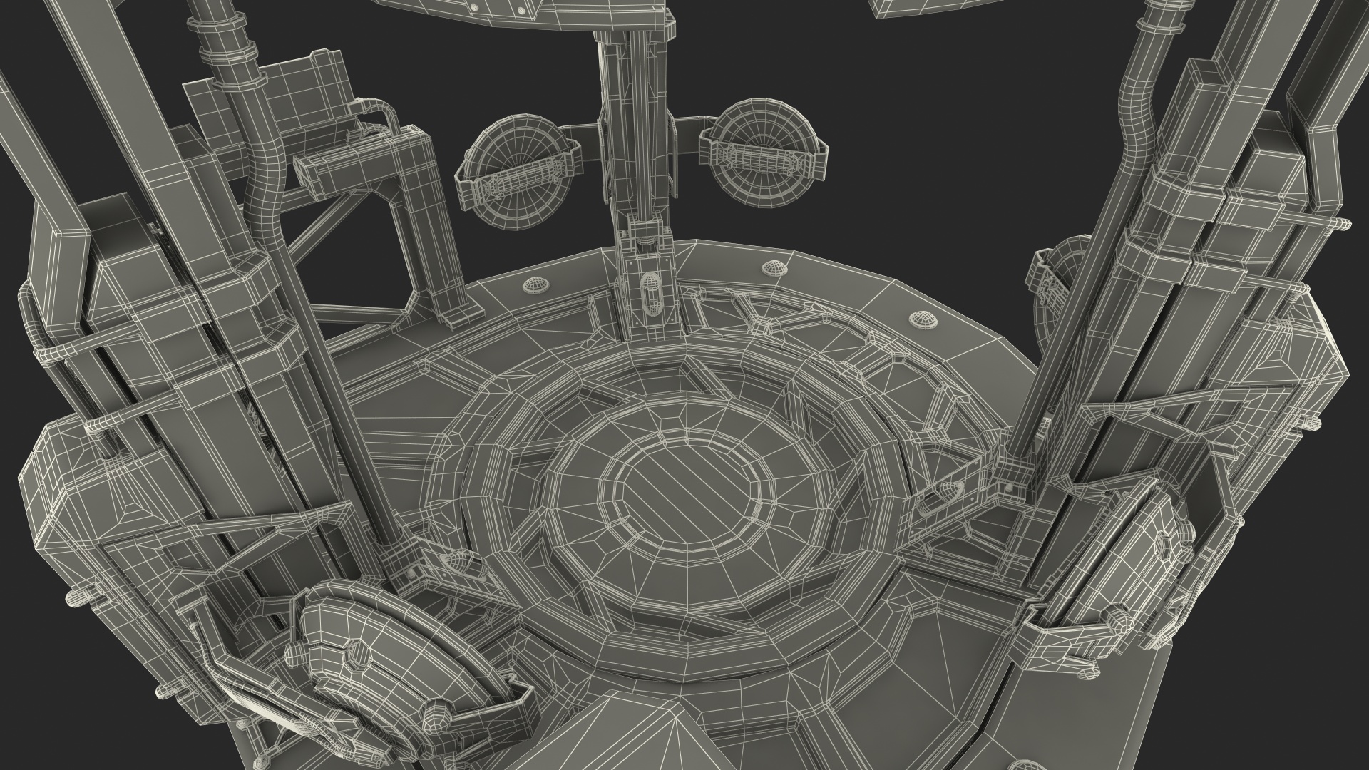 Sci Fi Teleportation Device 3D