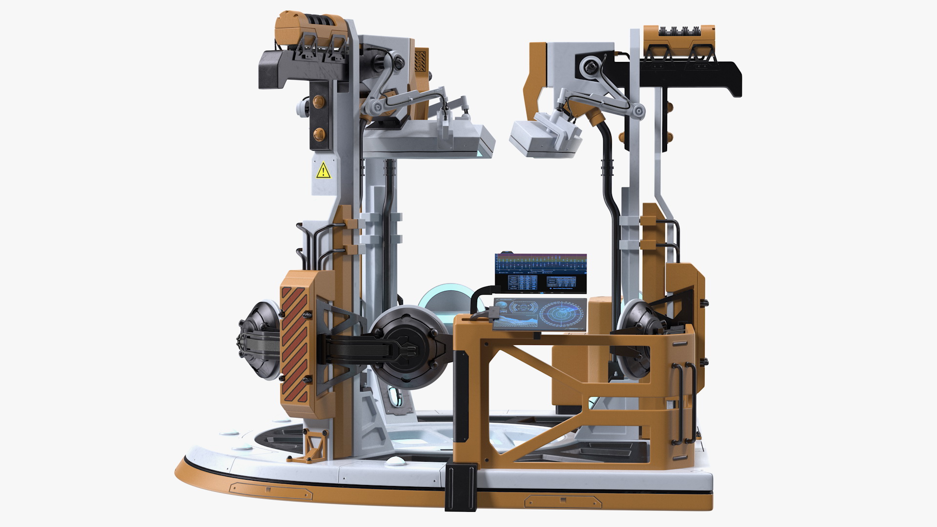 Sci Fi Teleportation Device 3D
