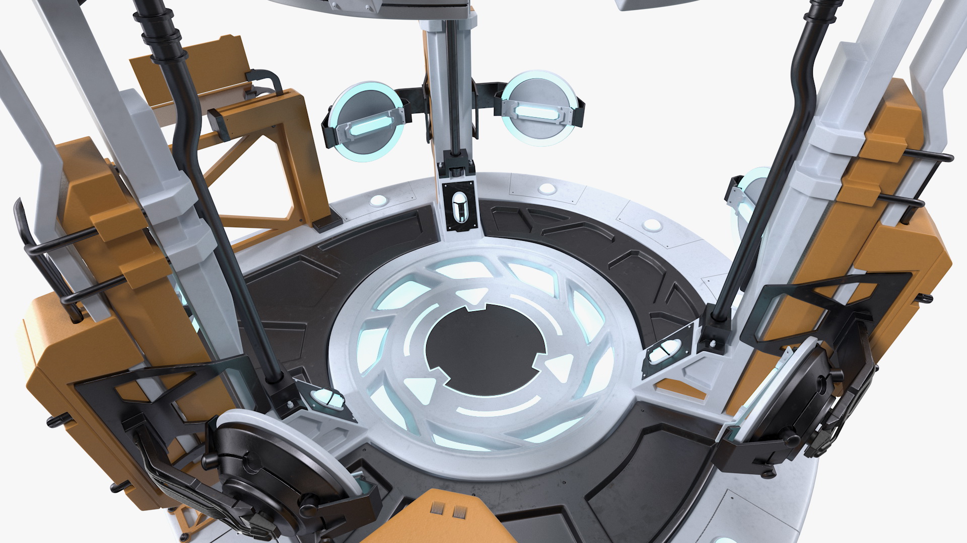 Sci Fi Teleportation Device 3D