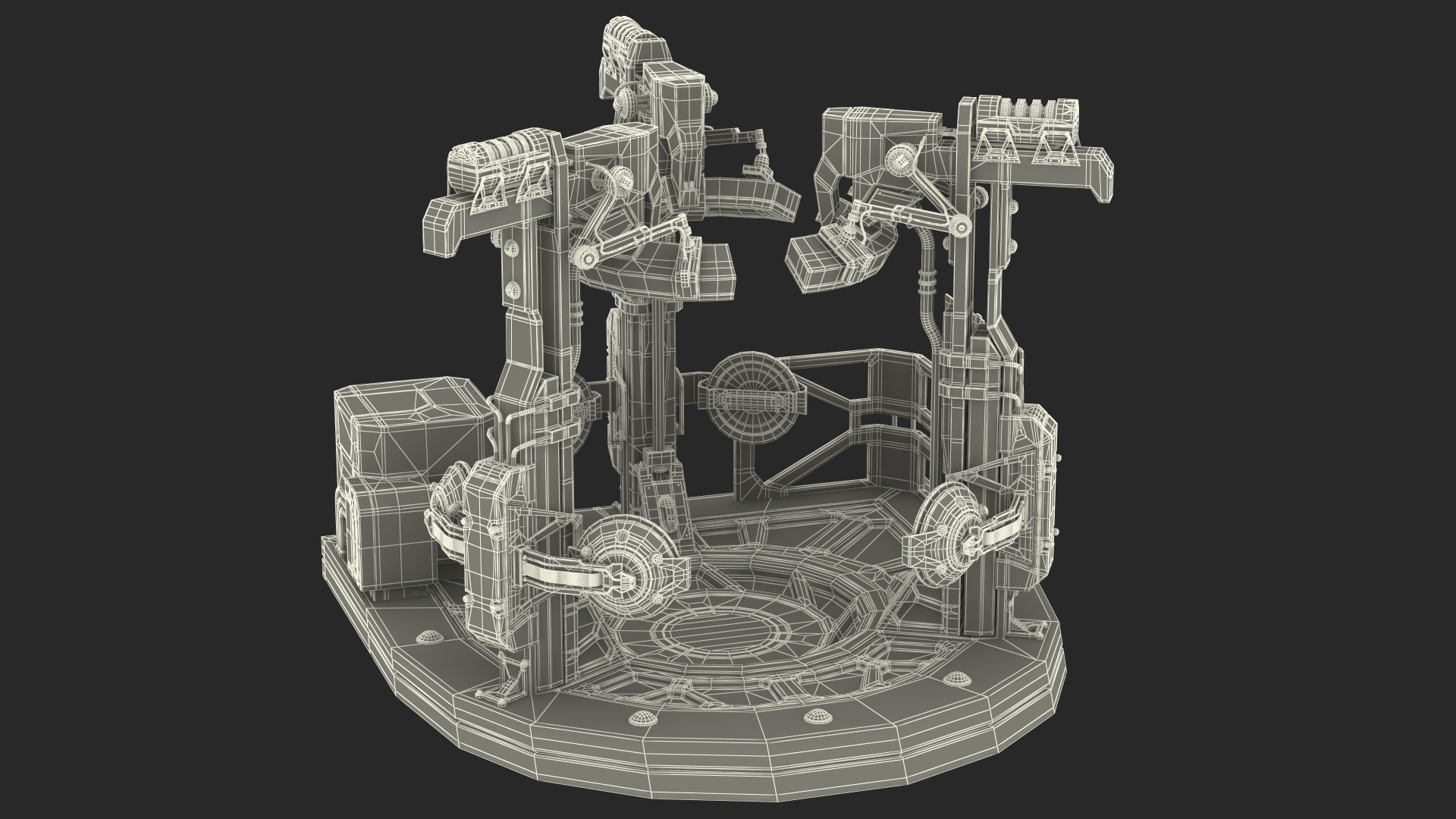 Sci Fi Teleportation Device 3D