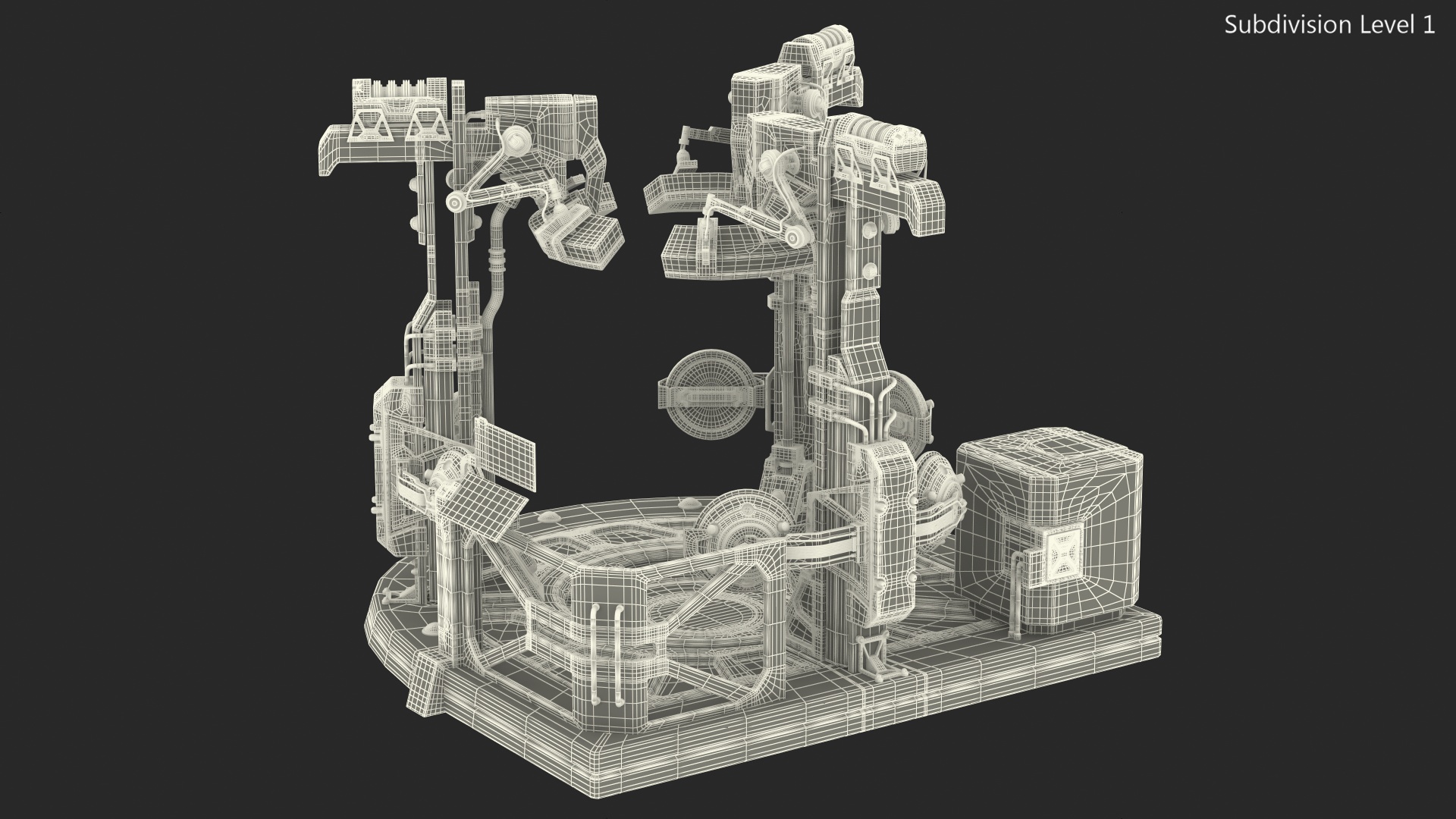 Sci Fi Teleportation Device 3D