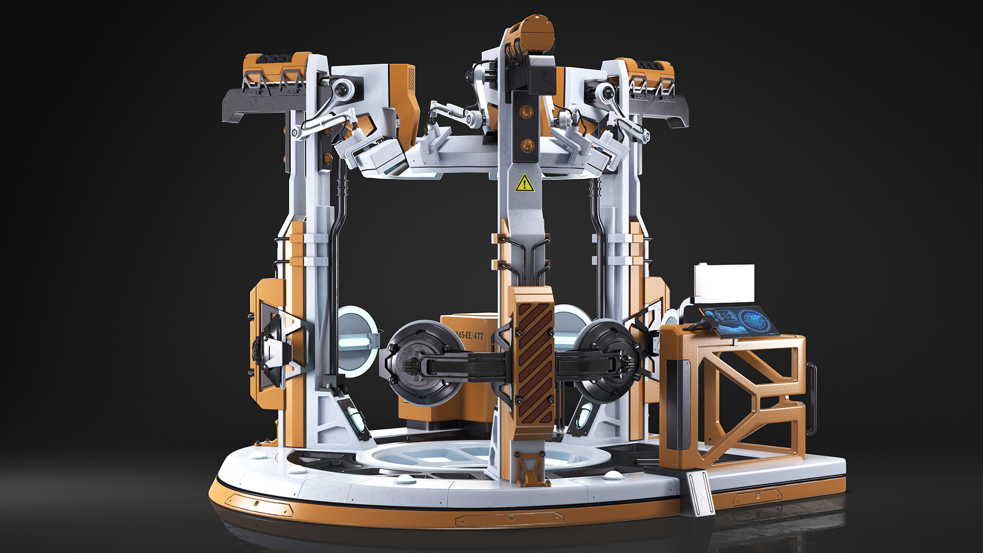 Sci Fi Teleportation Device 3D