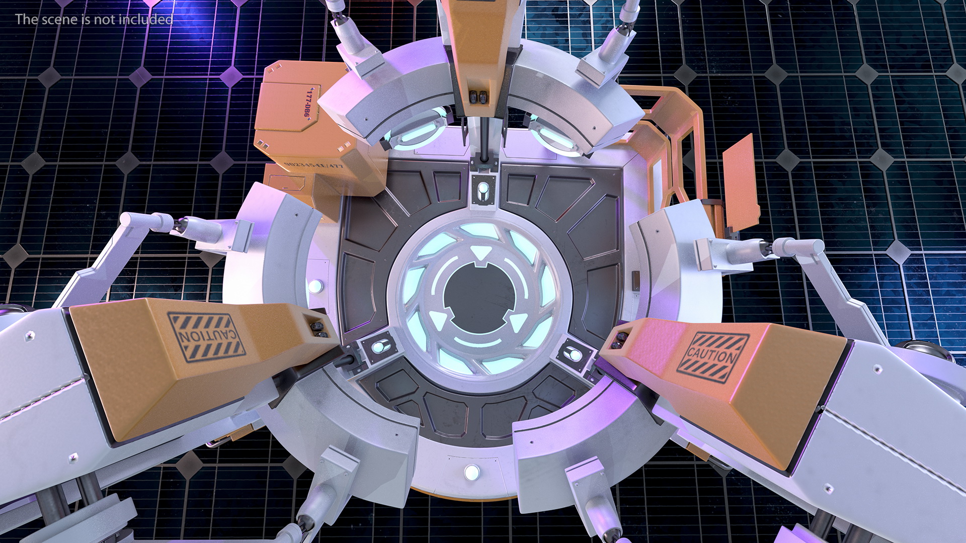 Sci Fi Teleportation Device 3D