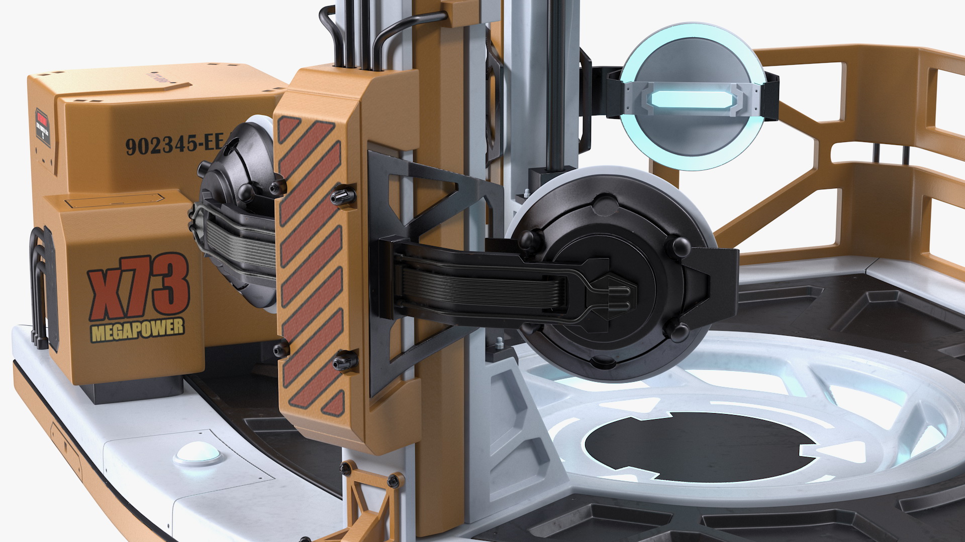 Sci Fi Teleportation Device 3D