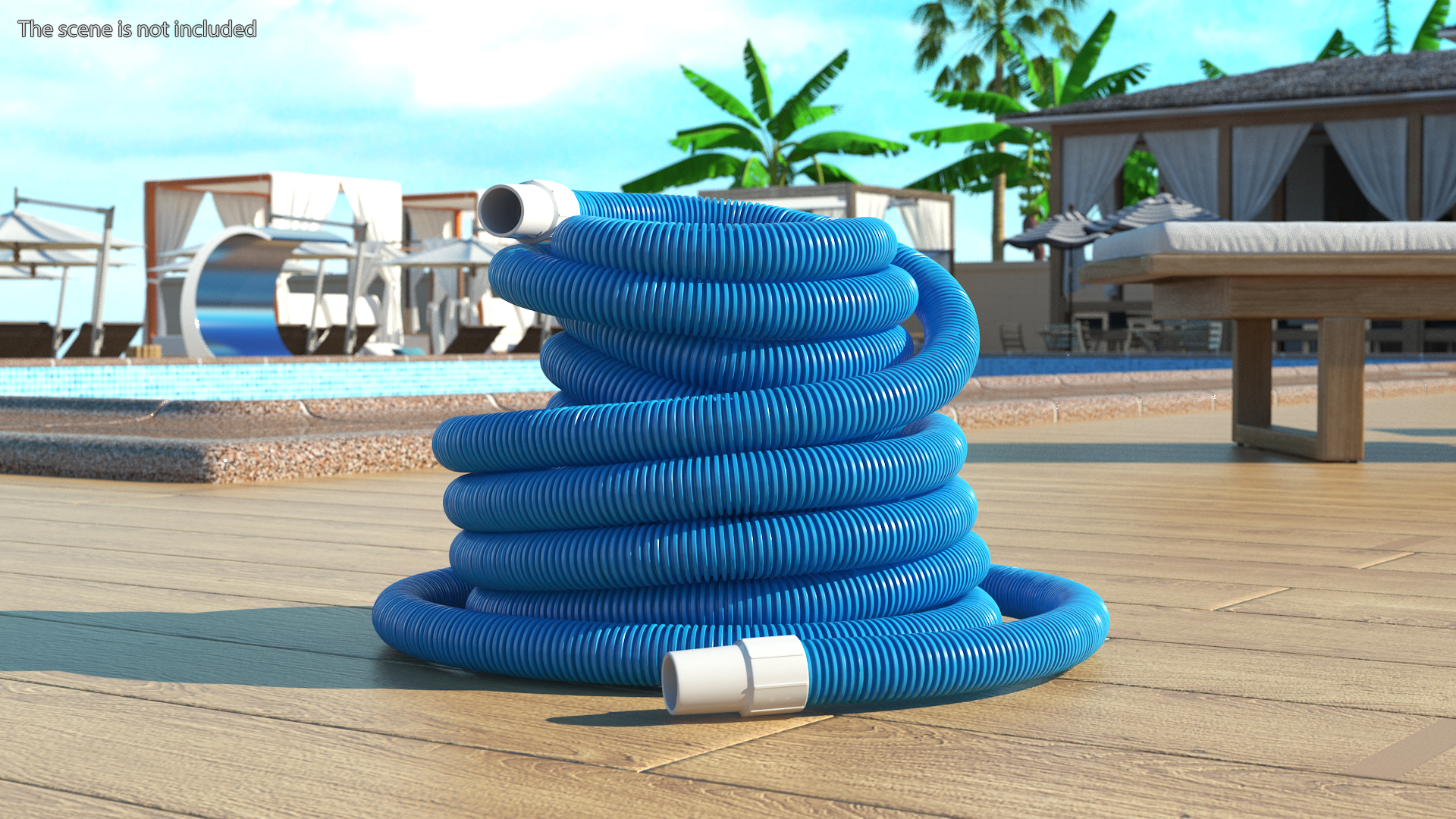 Rolled Suction Hose 3D model