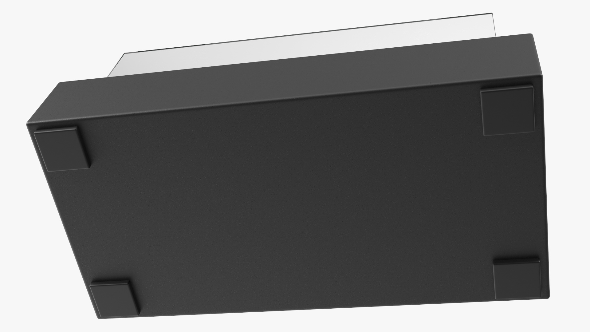 3D model Black Bio Ethanol Fireplace Switched Off