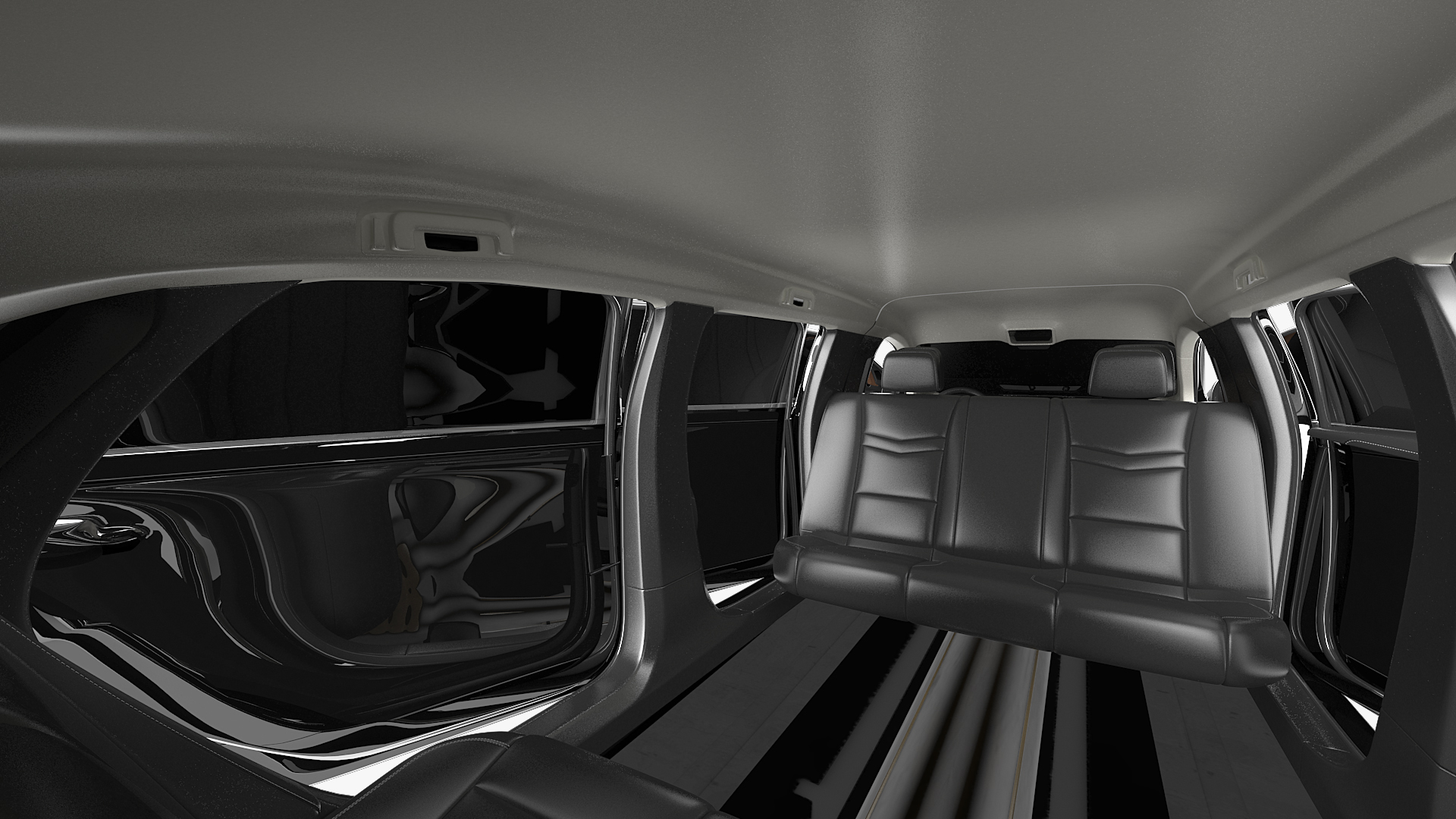 3D Limousine Cadillac XTS 70 Simple Interior