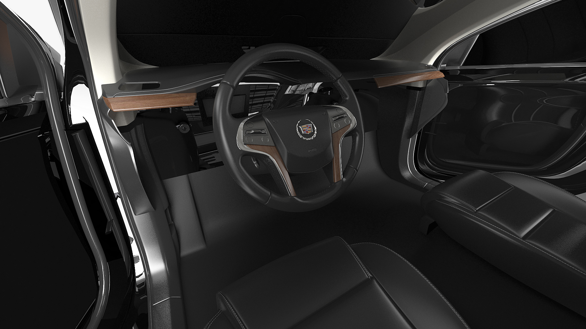 3D Limousine Cadillac XTS 70 Simple Interior