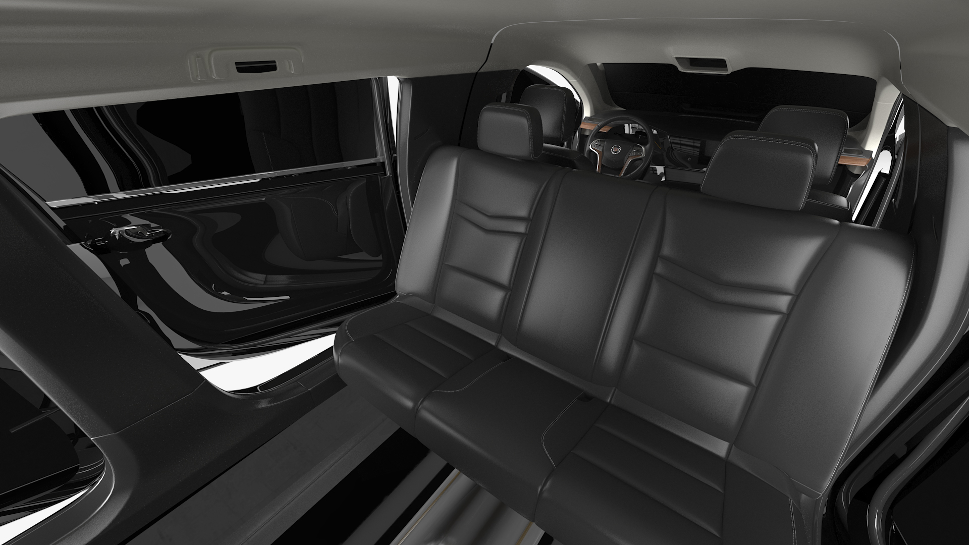 3D Limousine Cadillac XTS 70 Simple Interior