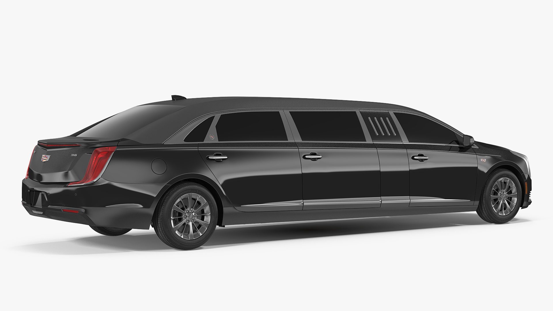 3D Limousine Cadillac XTS 70 Simple Interior