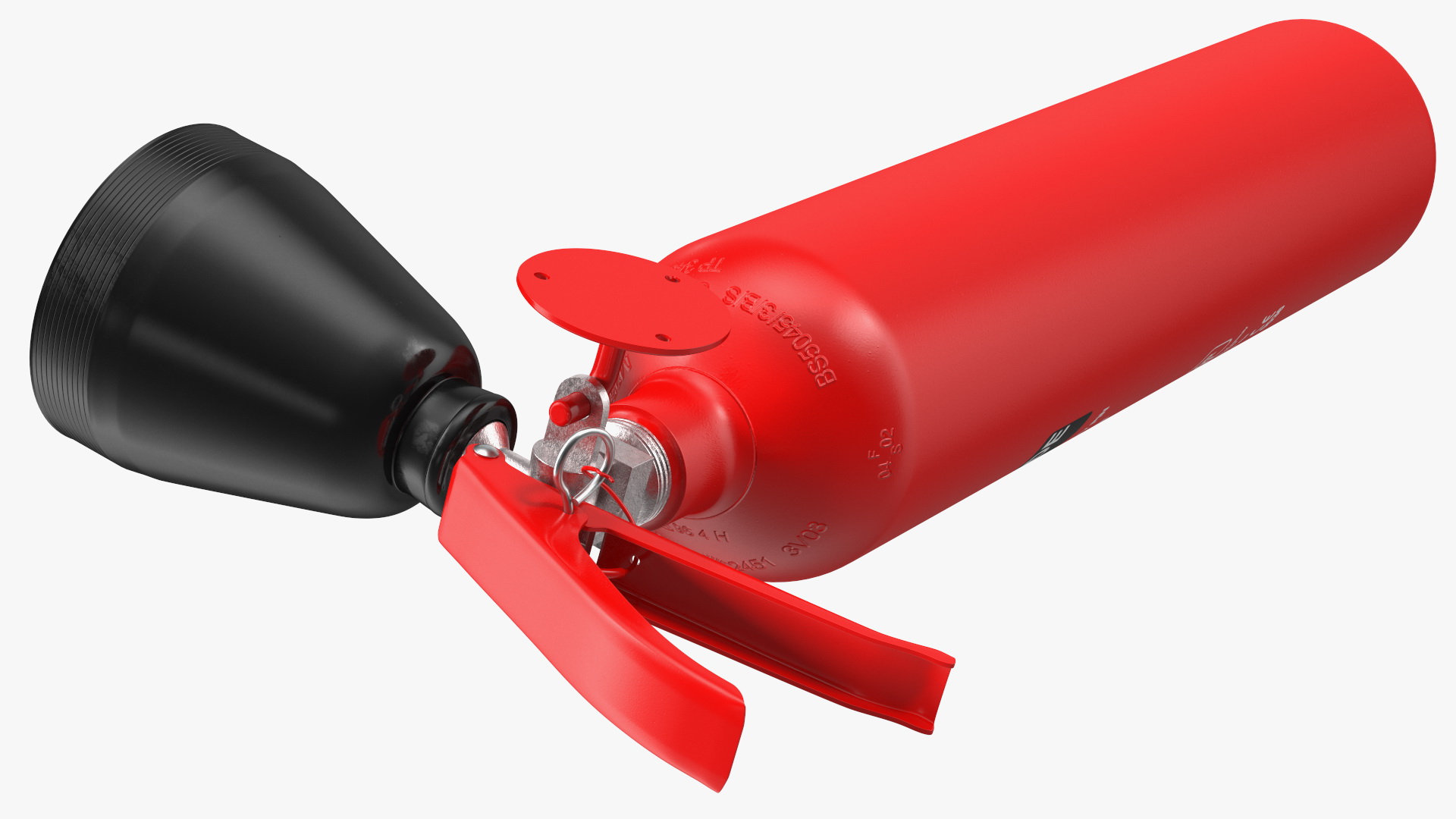 3D model Fire Safety SG 2Kg CO2 Fire Extinguisher