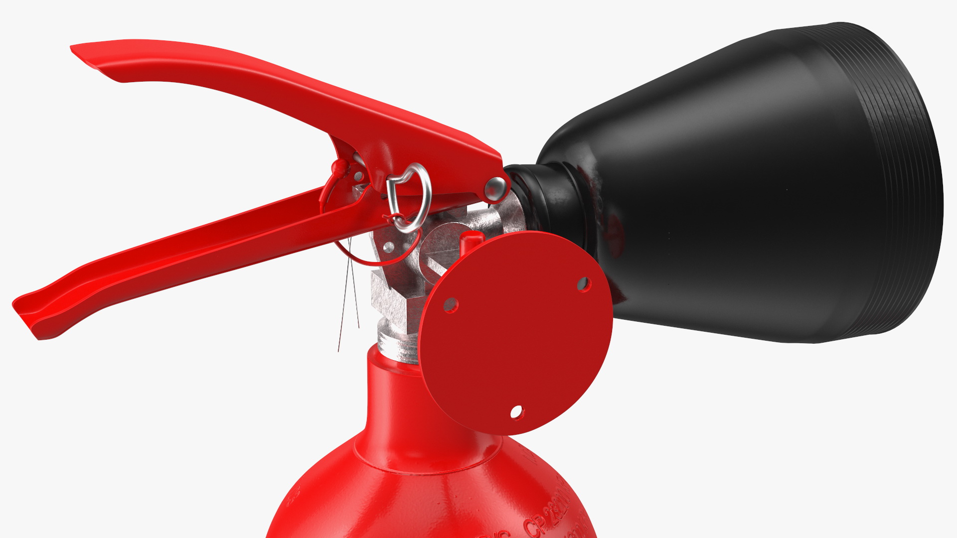 3D model Fire Safety SG 2Kg CO2 Fire Extinguisher