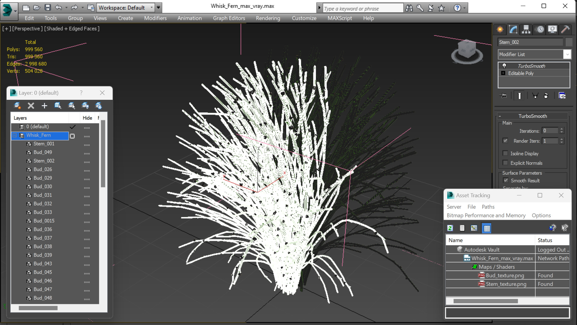 3D model Whisk Fern