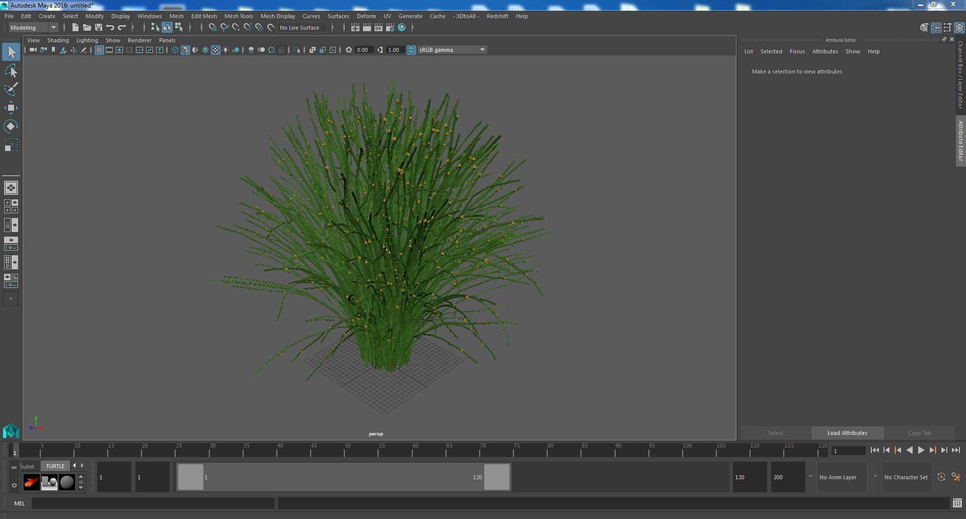 3D model Whisk Fern