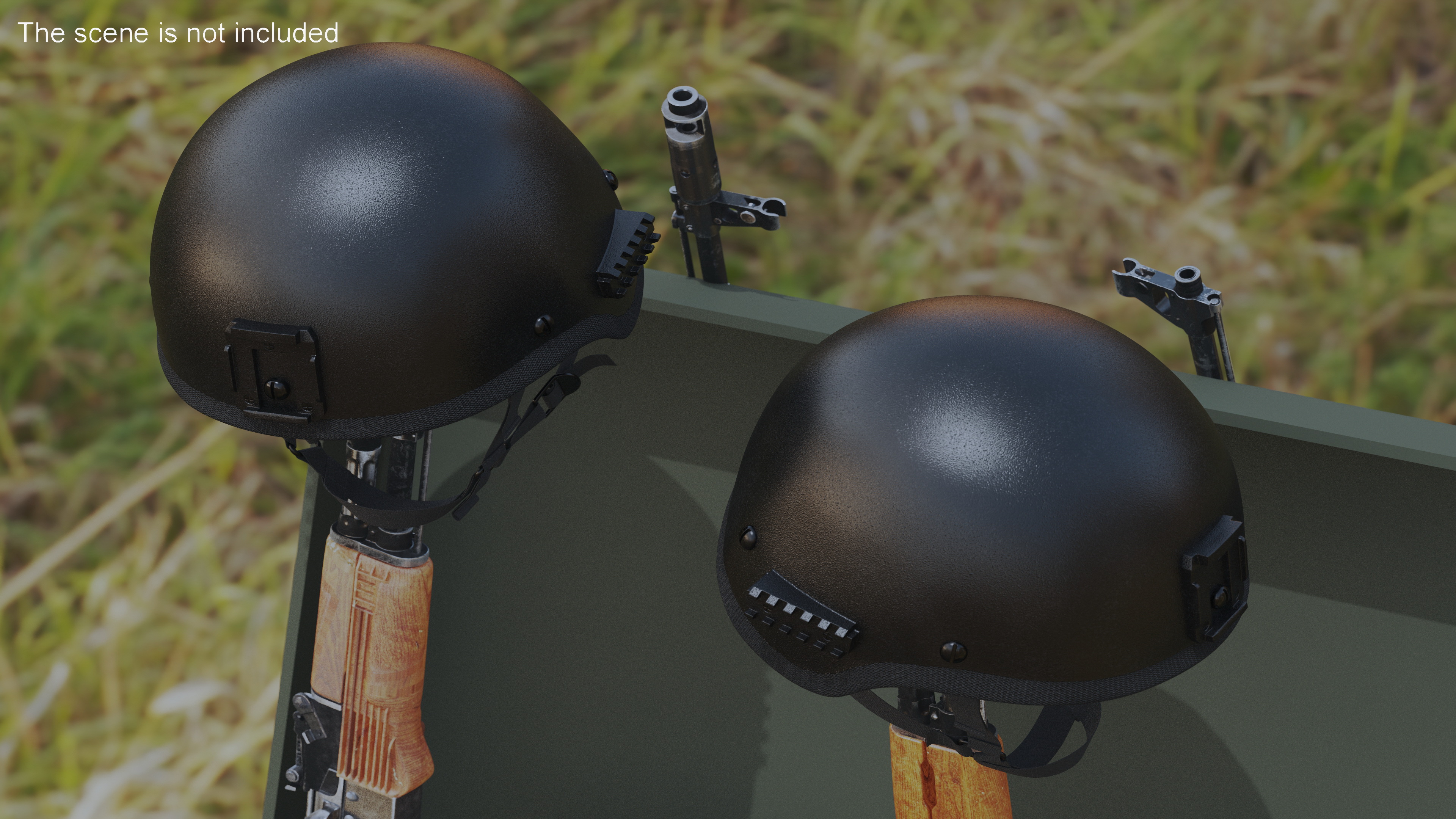 3D model Russian Helmet 6B47 Black