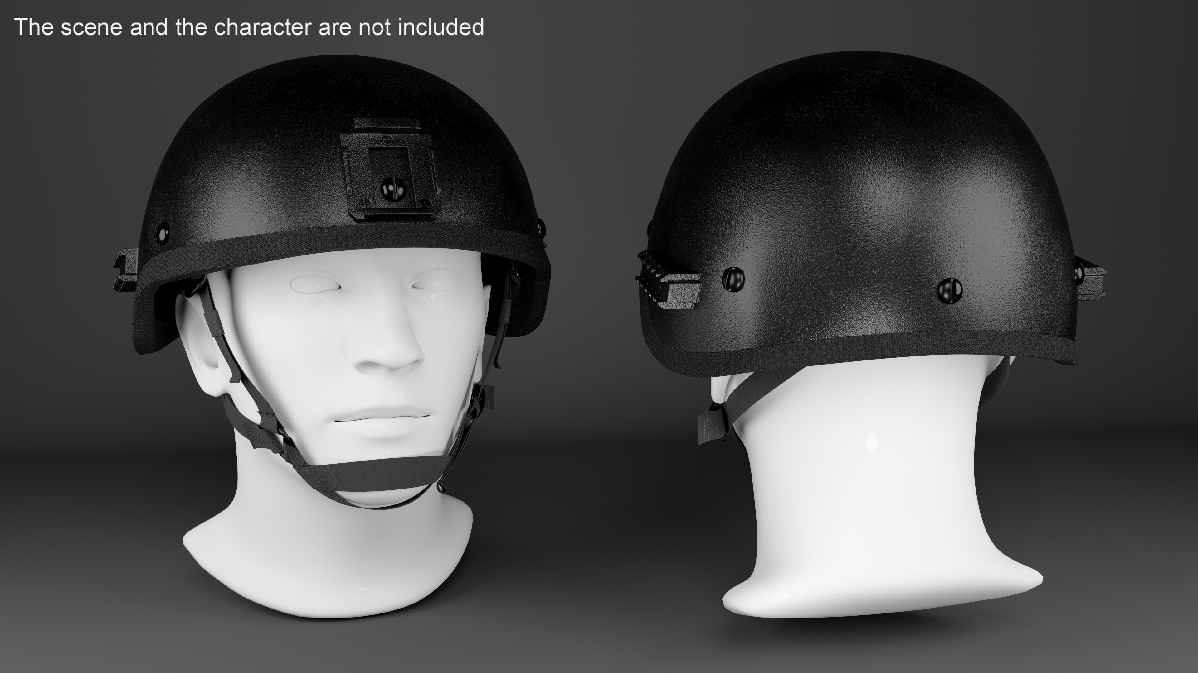 3D model Russian Helmet 6B47 Black