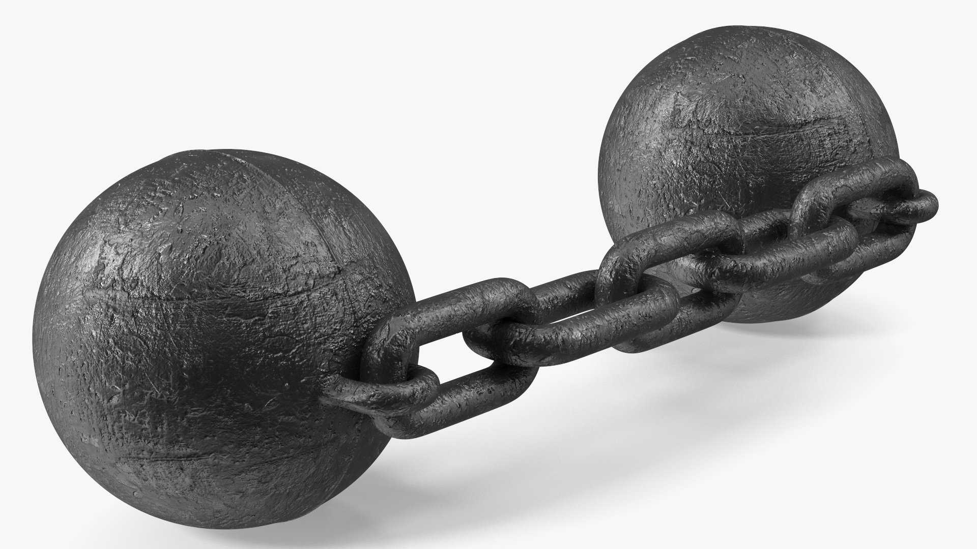 Double Core Chain Cannon Shot 3D model