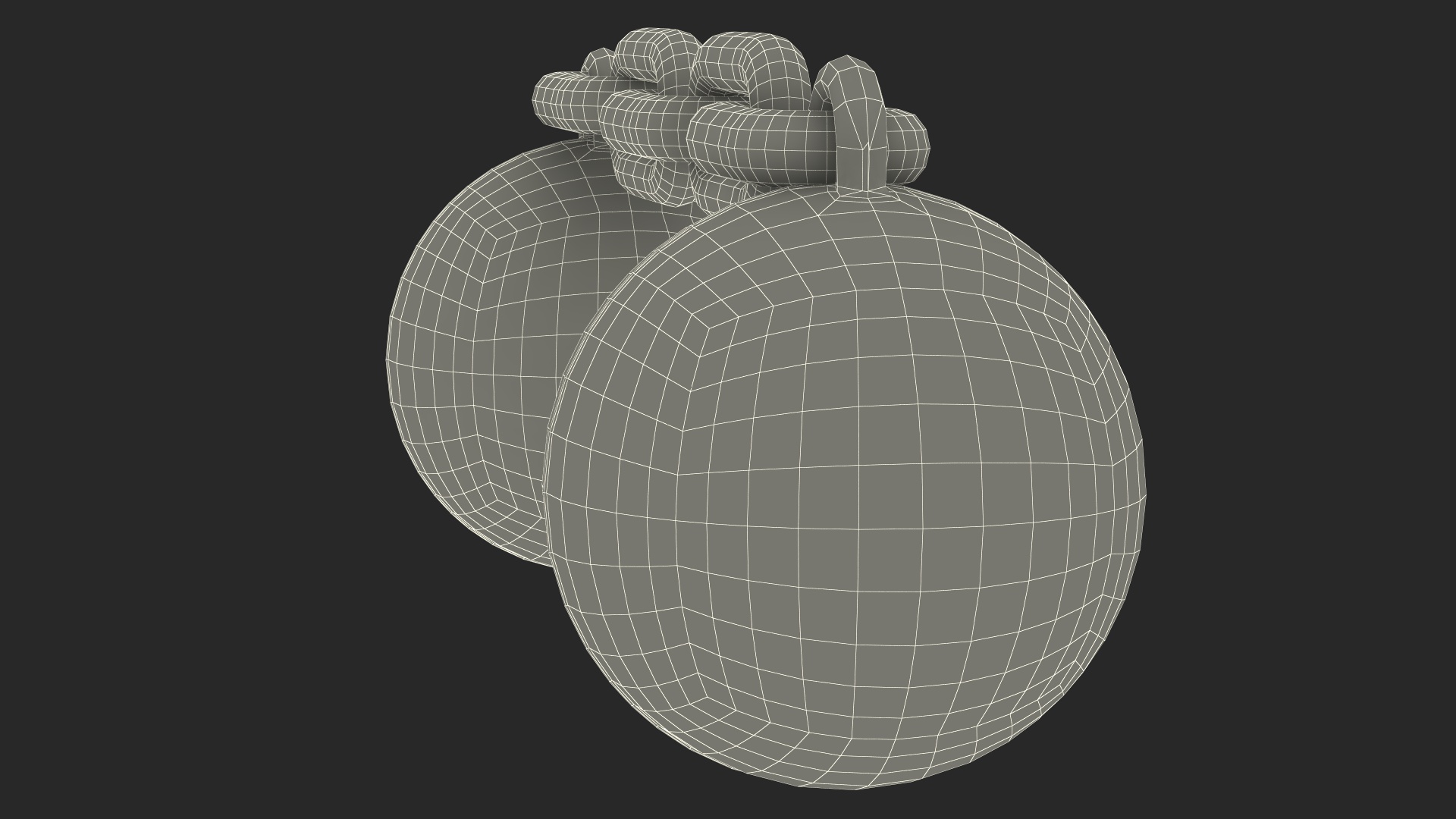 Double Core Chain Cannon Shot 3D model