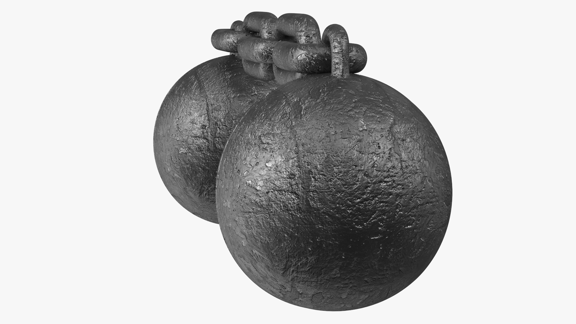 Double Core Chain Cannon Shot 3D model