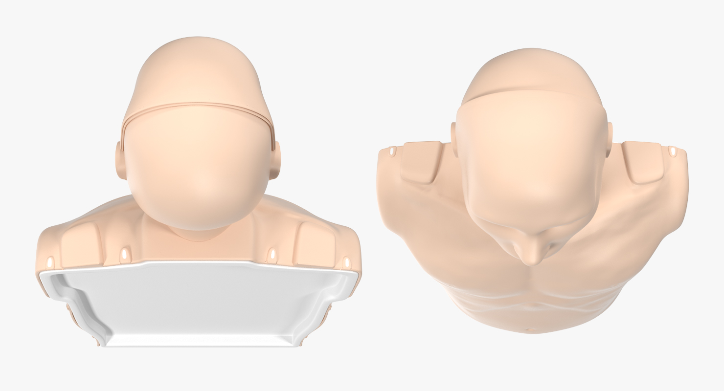 Half Body First Aid Training Dummy 3D model