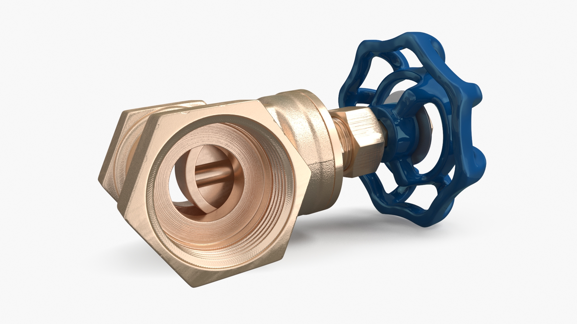 Gate Valve Pyrite 3D