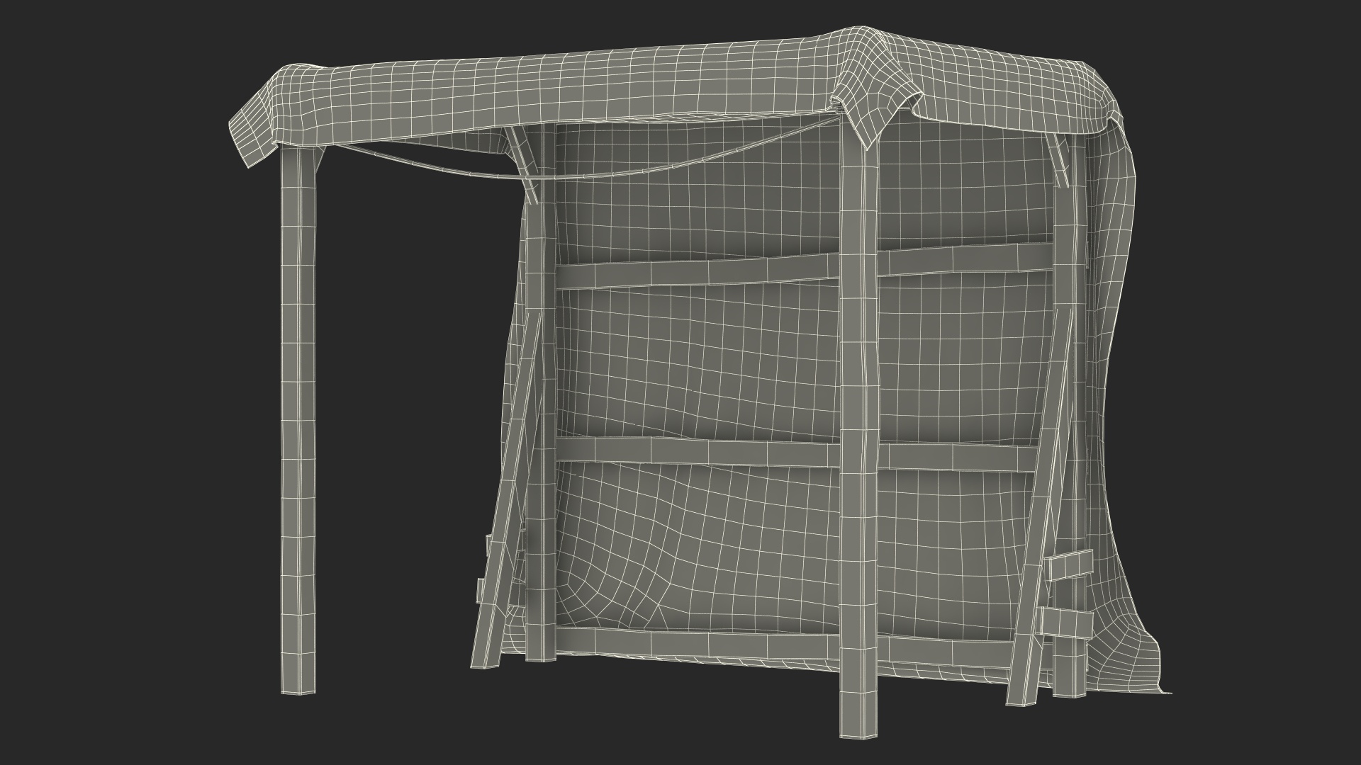 3D Rustic Awning Shelter