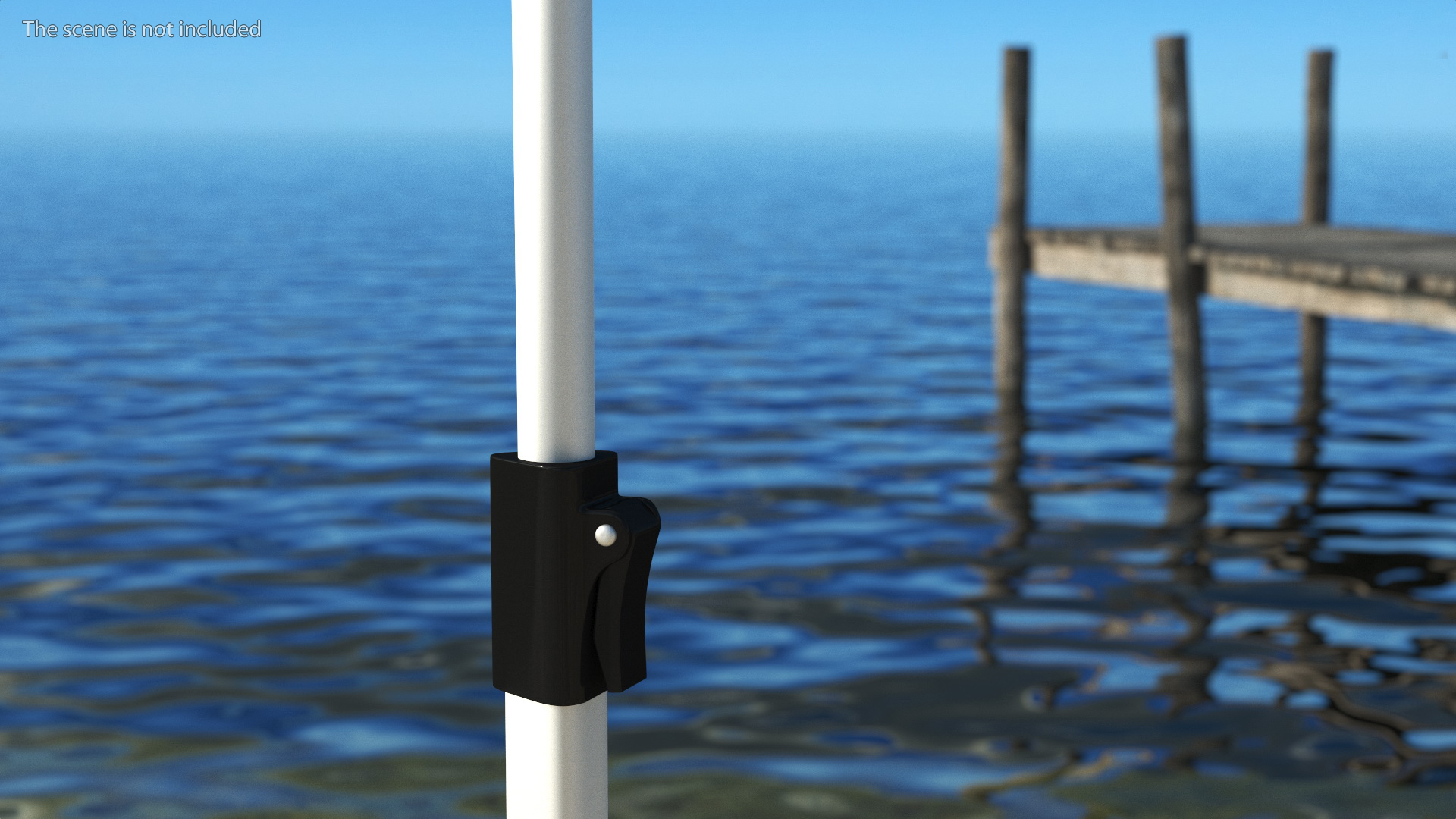 3D Fishing Rod Holder model