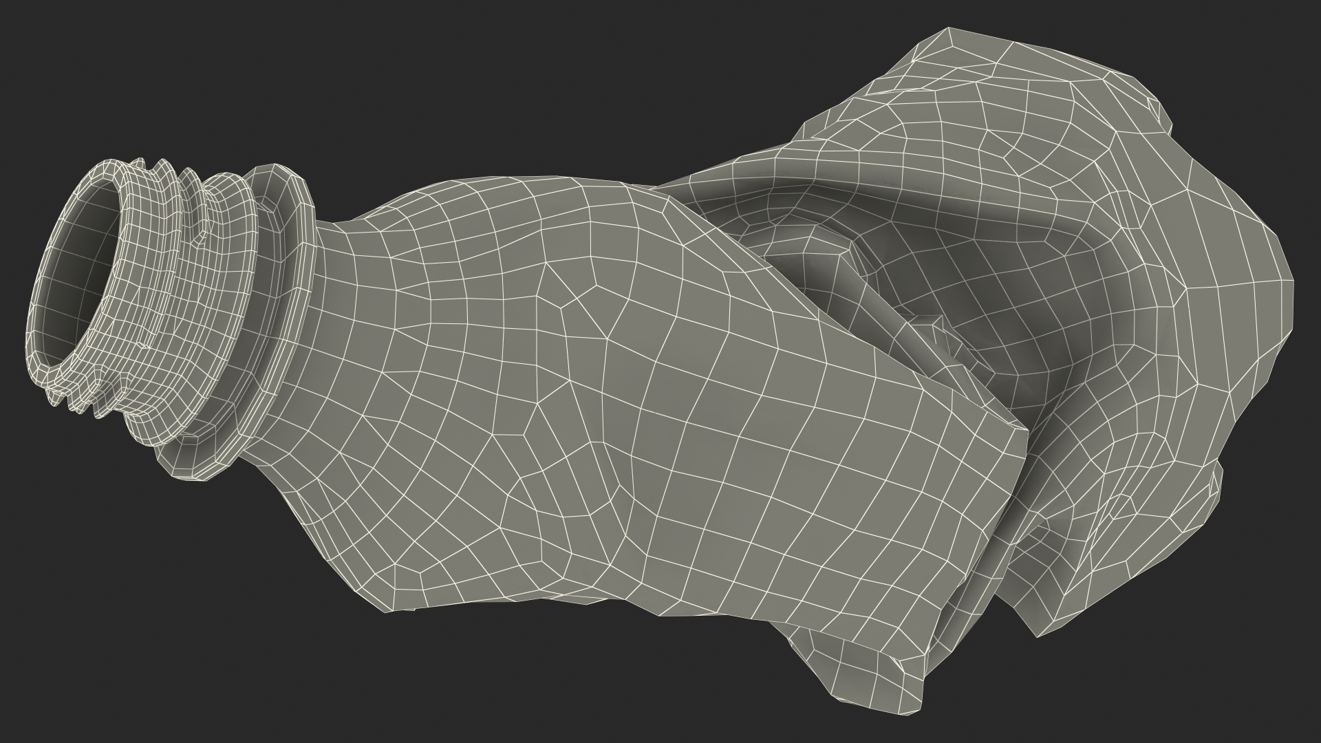 Crushed Plastic Bottle 3D