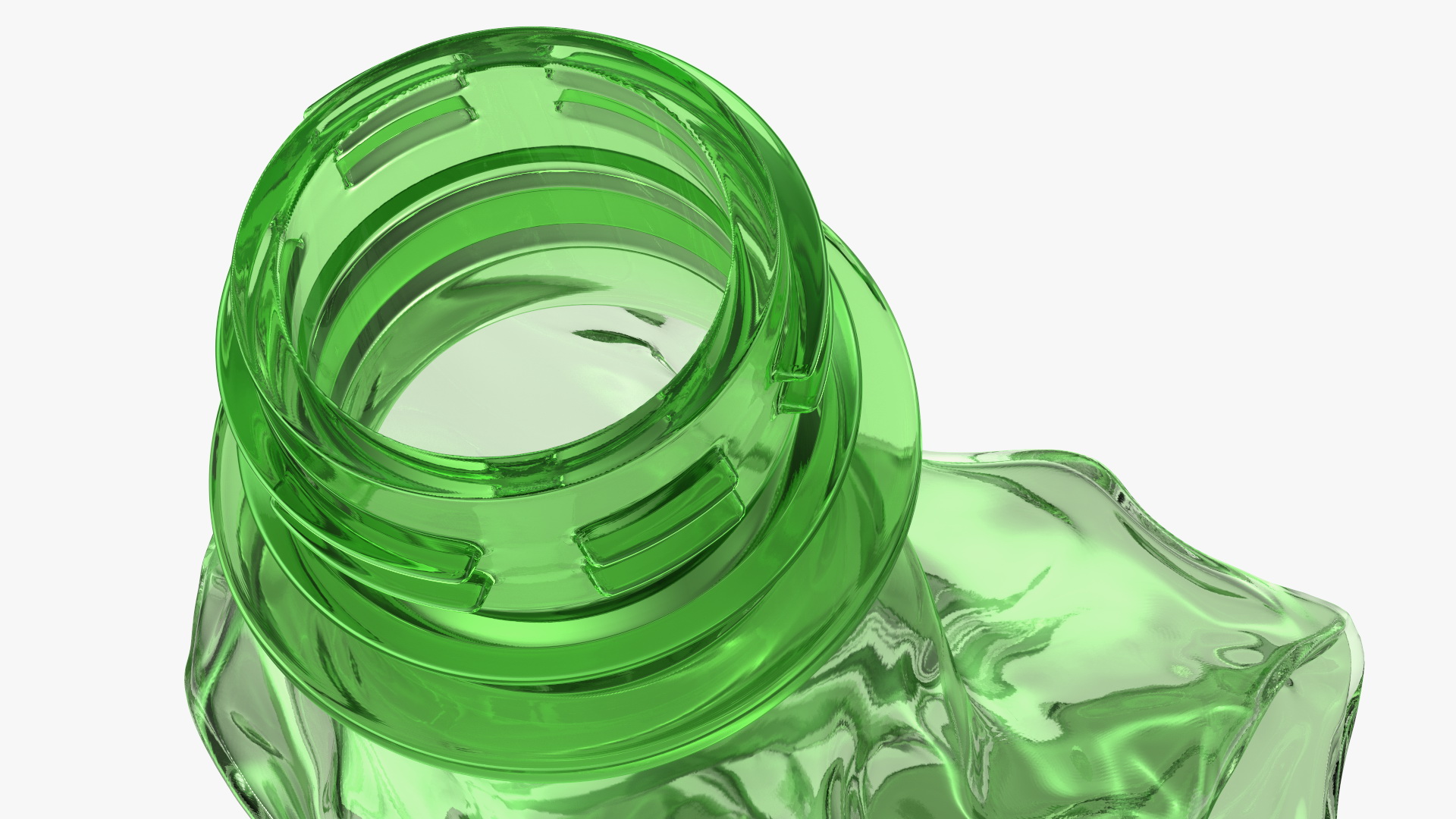 Crushed Plastic Bottle 3D
