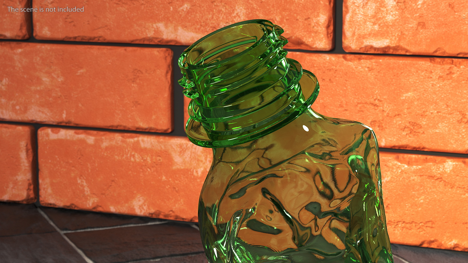 Crushed Plastic Bottle 3D