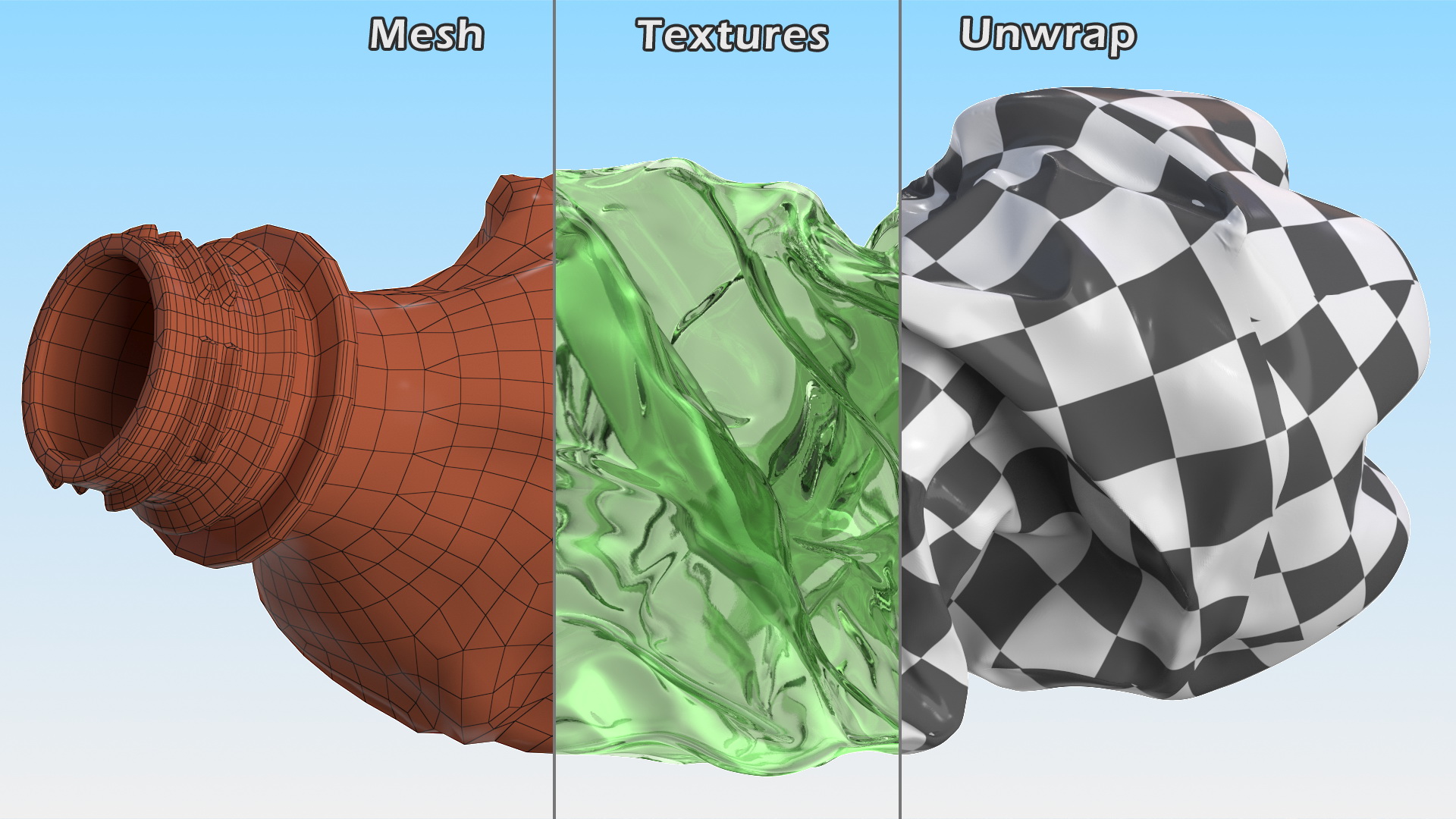 Crushed Plastic Bottle 3D
