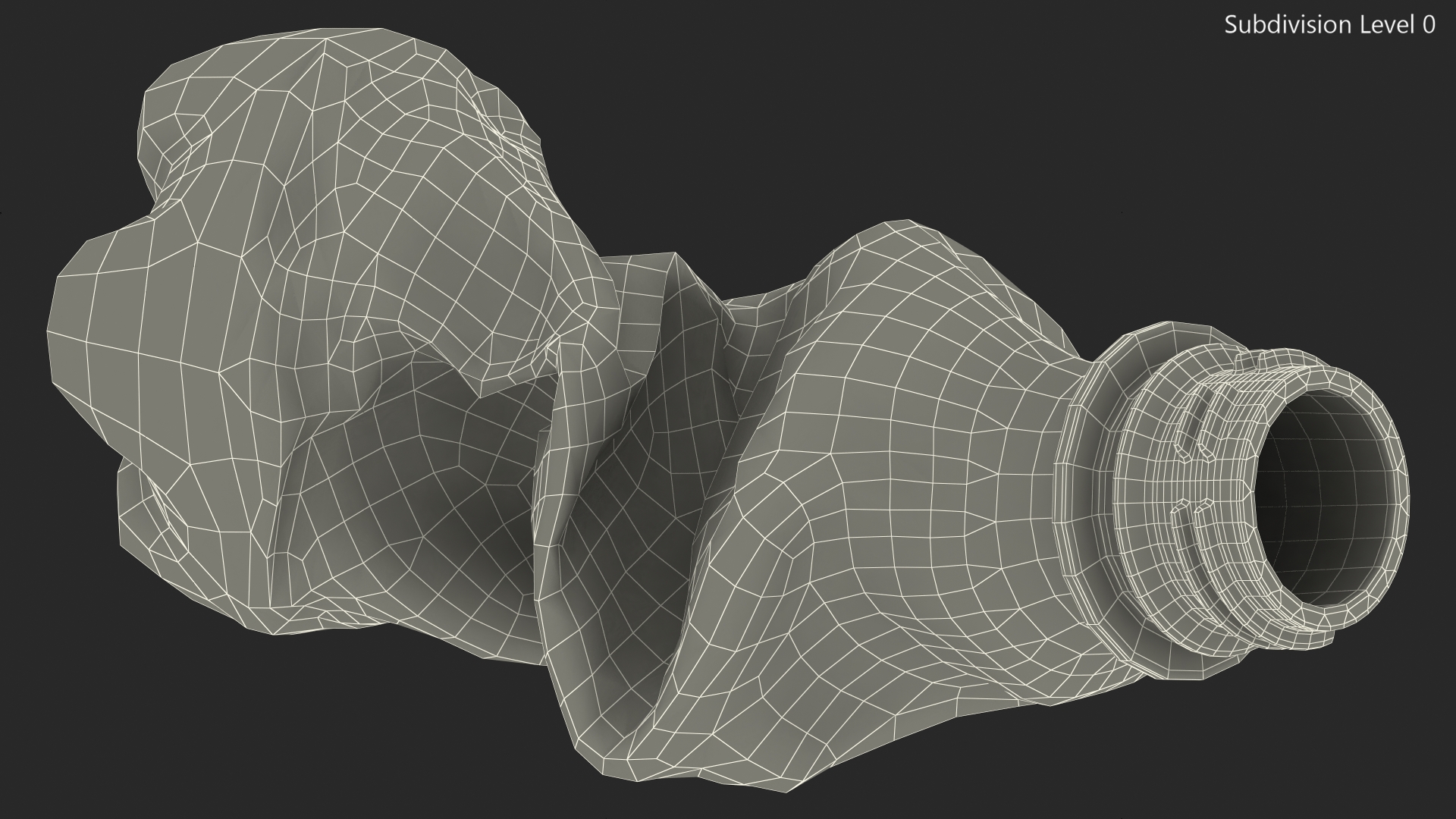Crushed Plastic Bottle 3D