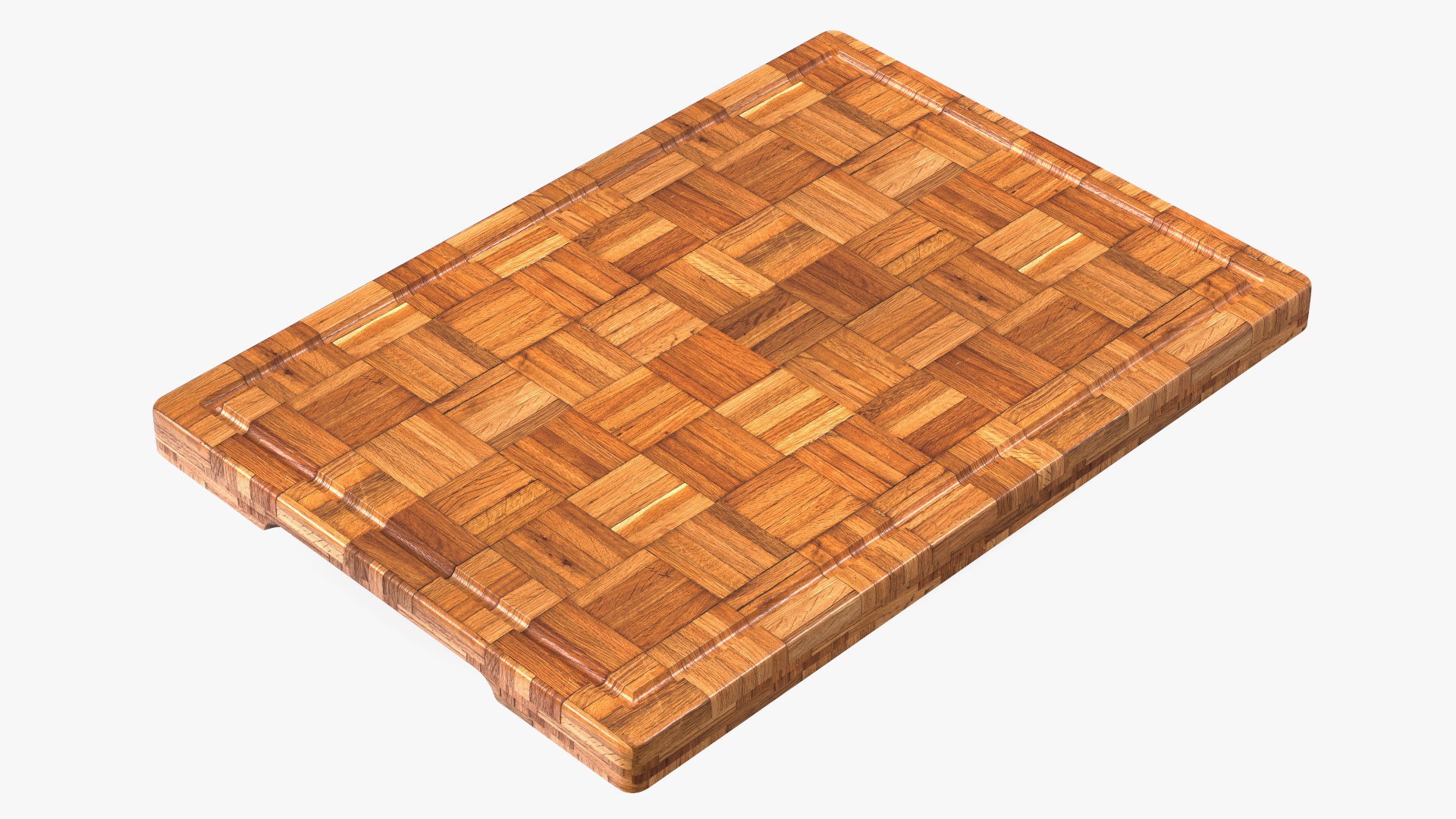3D Bamboo Cutting Boards with Holder Dark model