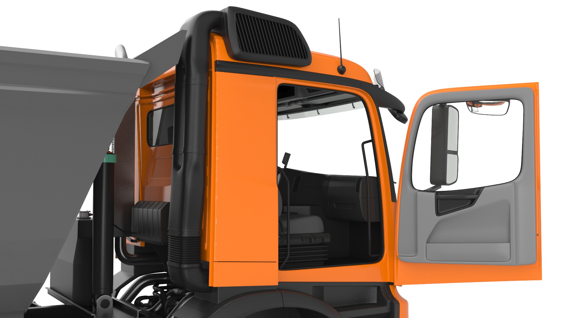 3D Road Milling Machine Loads Milled Asphalt into the Dump Truck