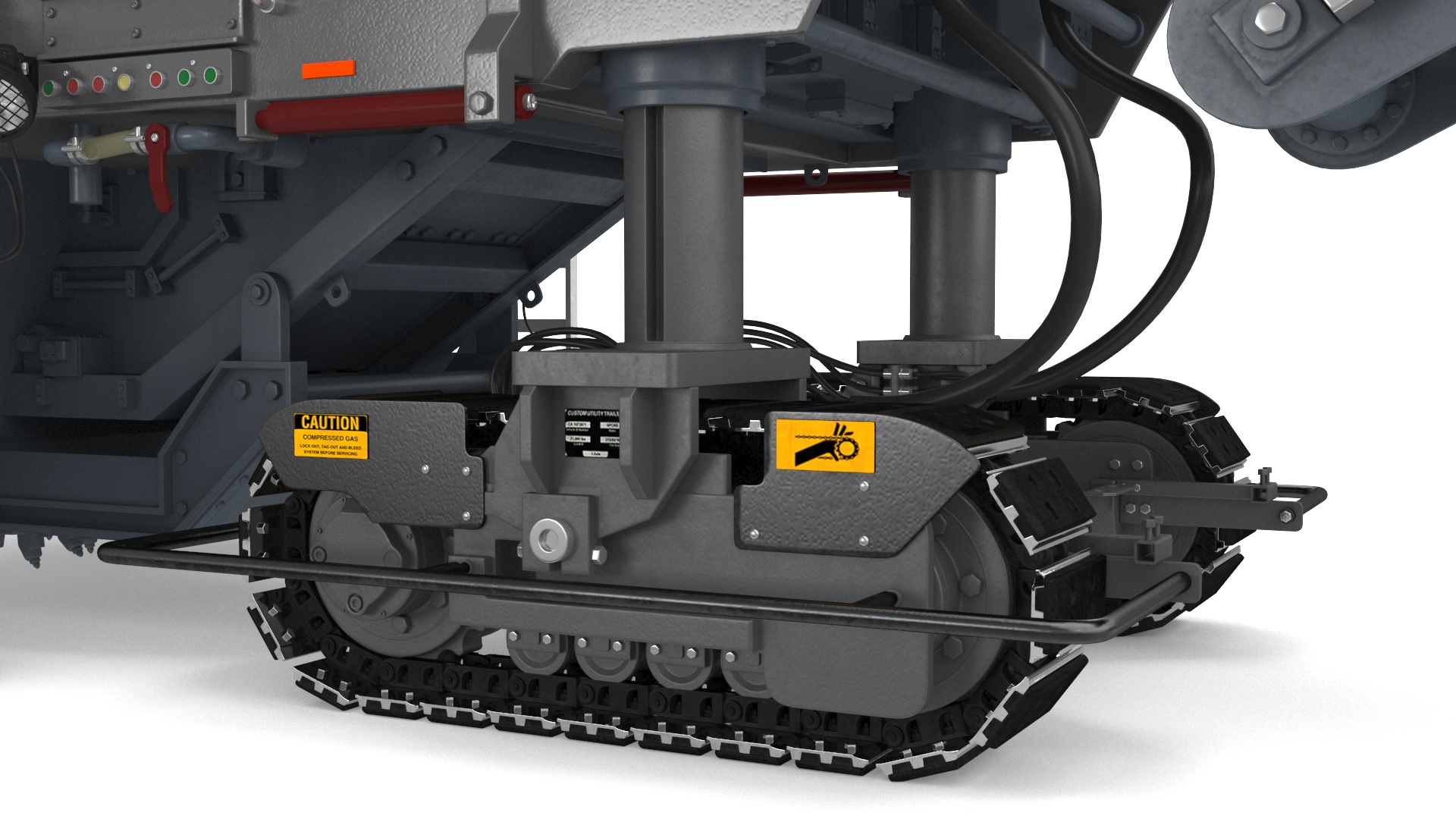 3D Road Milling Machine Loads Milled Asphalt into the Dump Truck